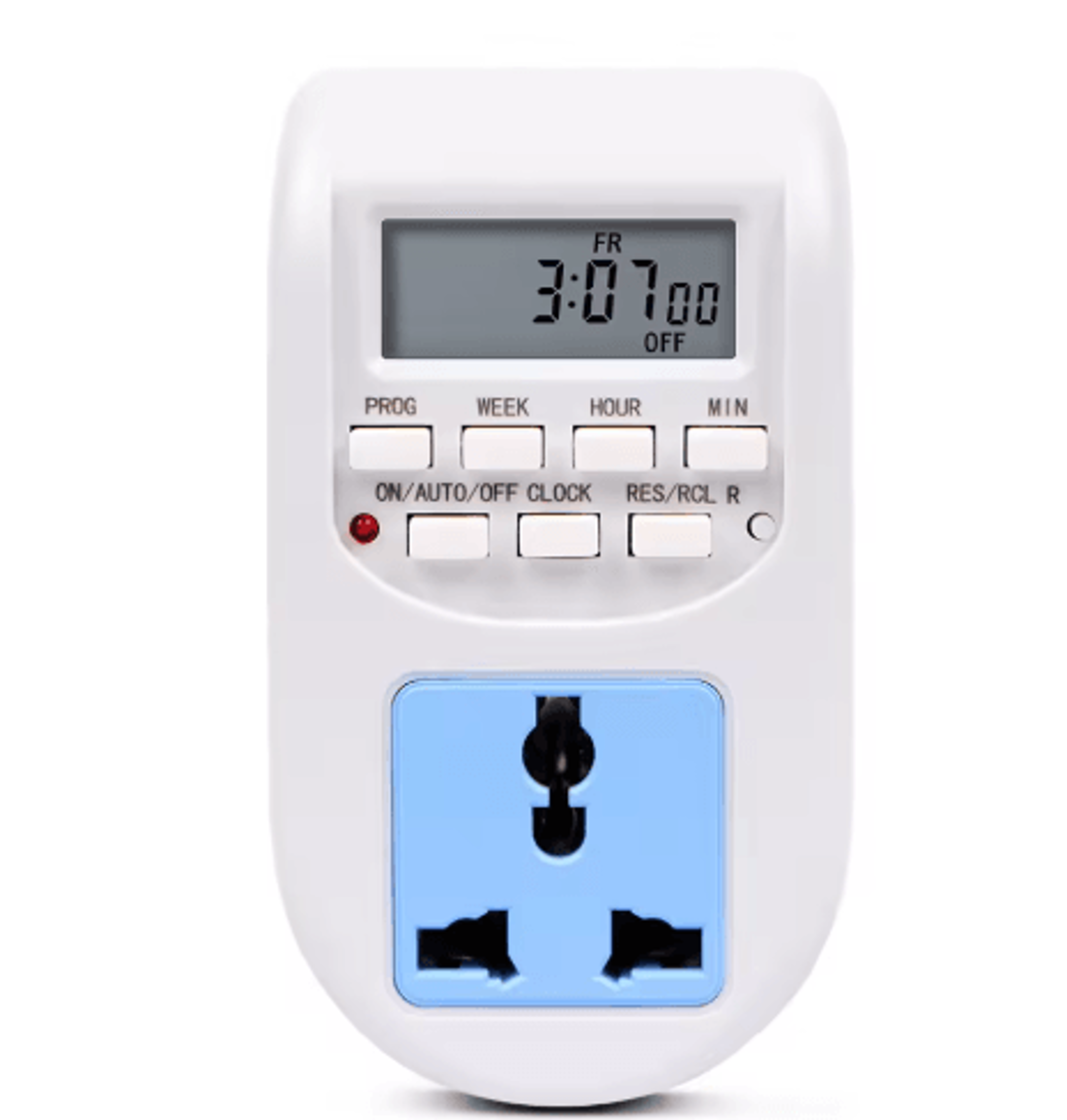 220V Weekly Digital Timer Switch  Programmable EU Plug Outlet 1