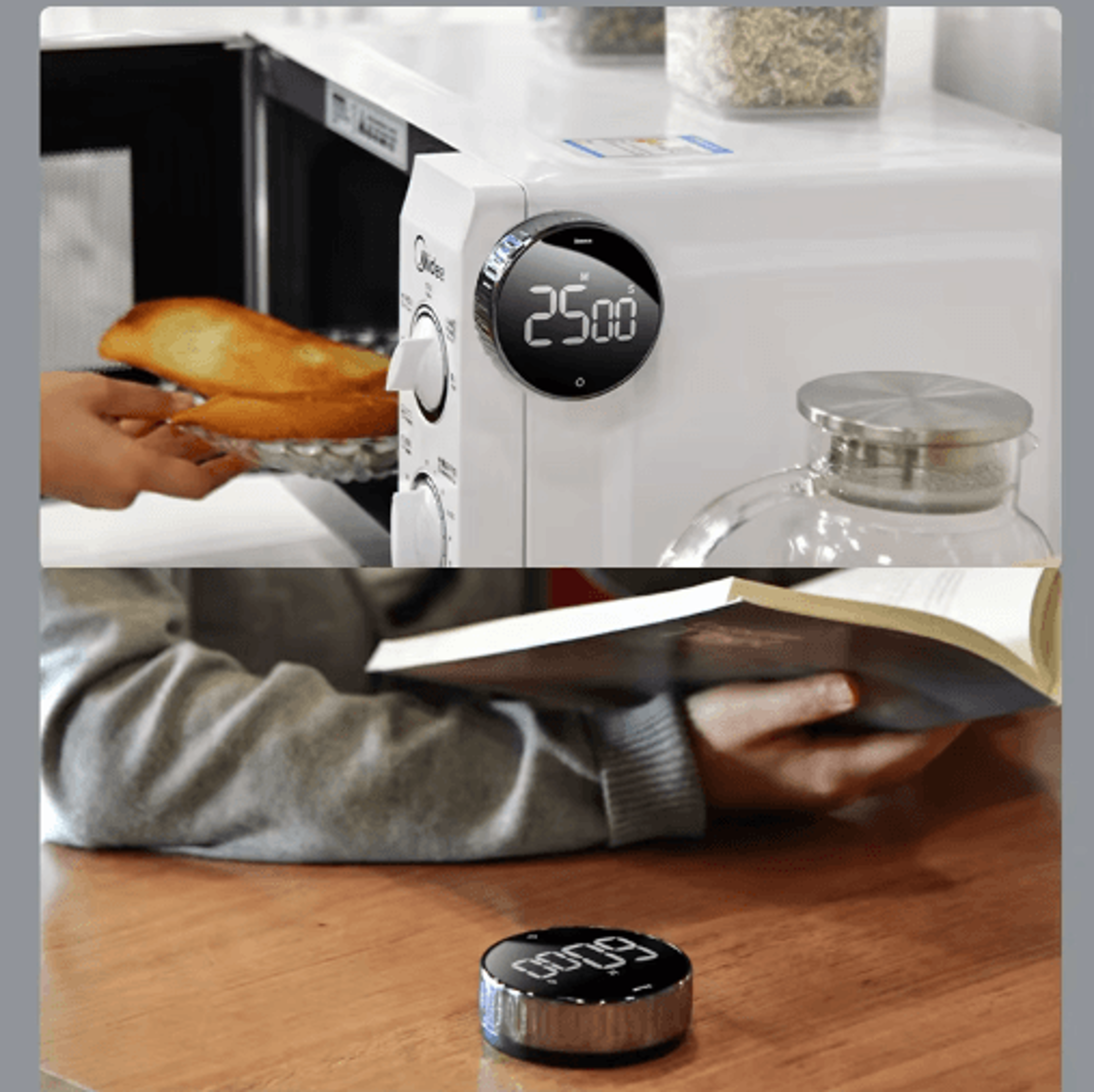 Baseus Magnetic Rotary Digital Timer  Countdown  Stopwatch Reminder 2