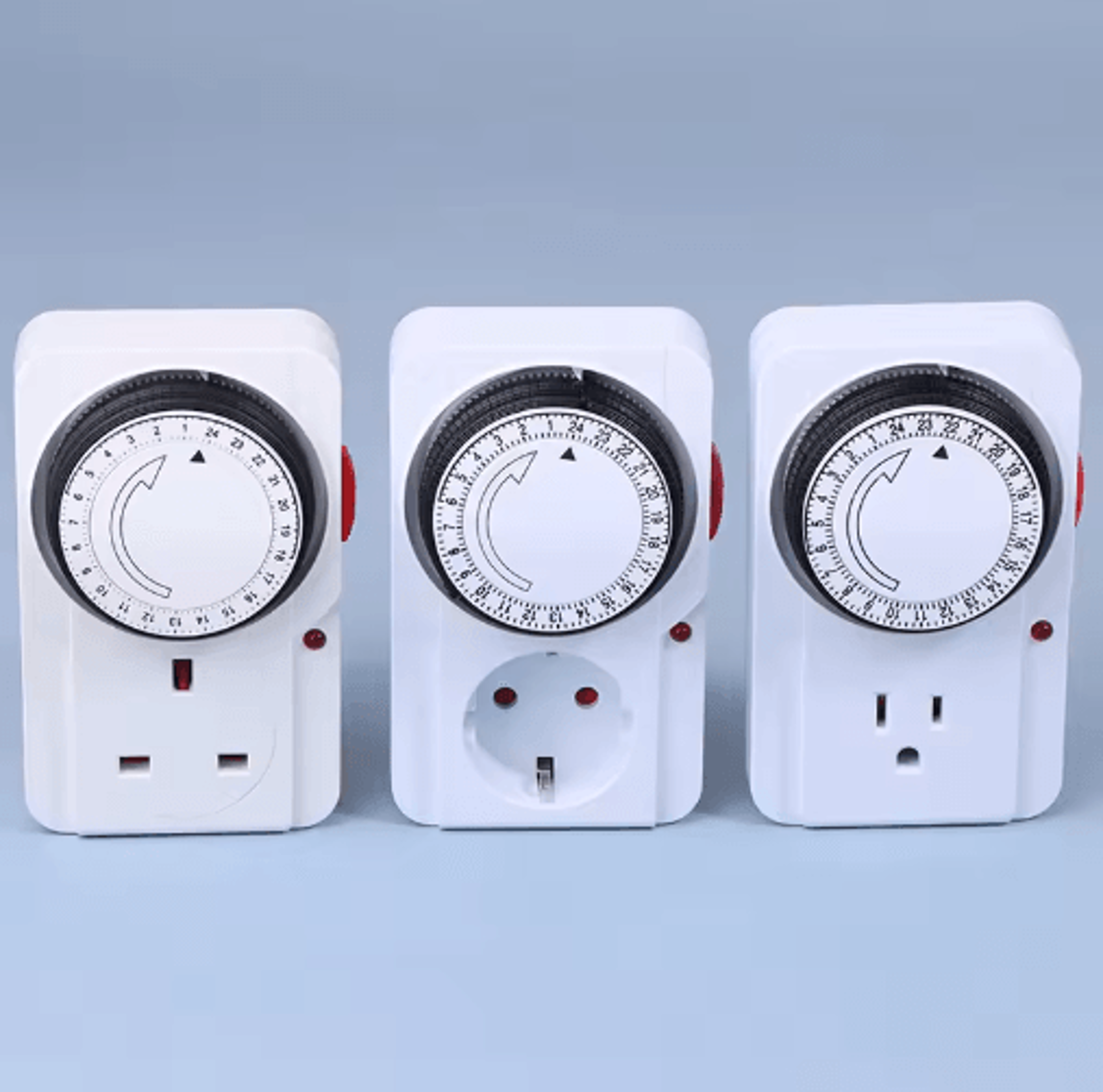24Hour Mechanical Timer Socket  220V Cyclic Appliance Timing Switch 6