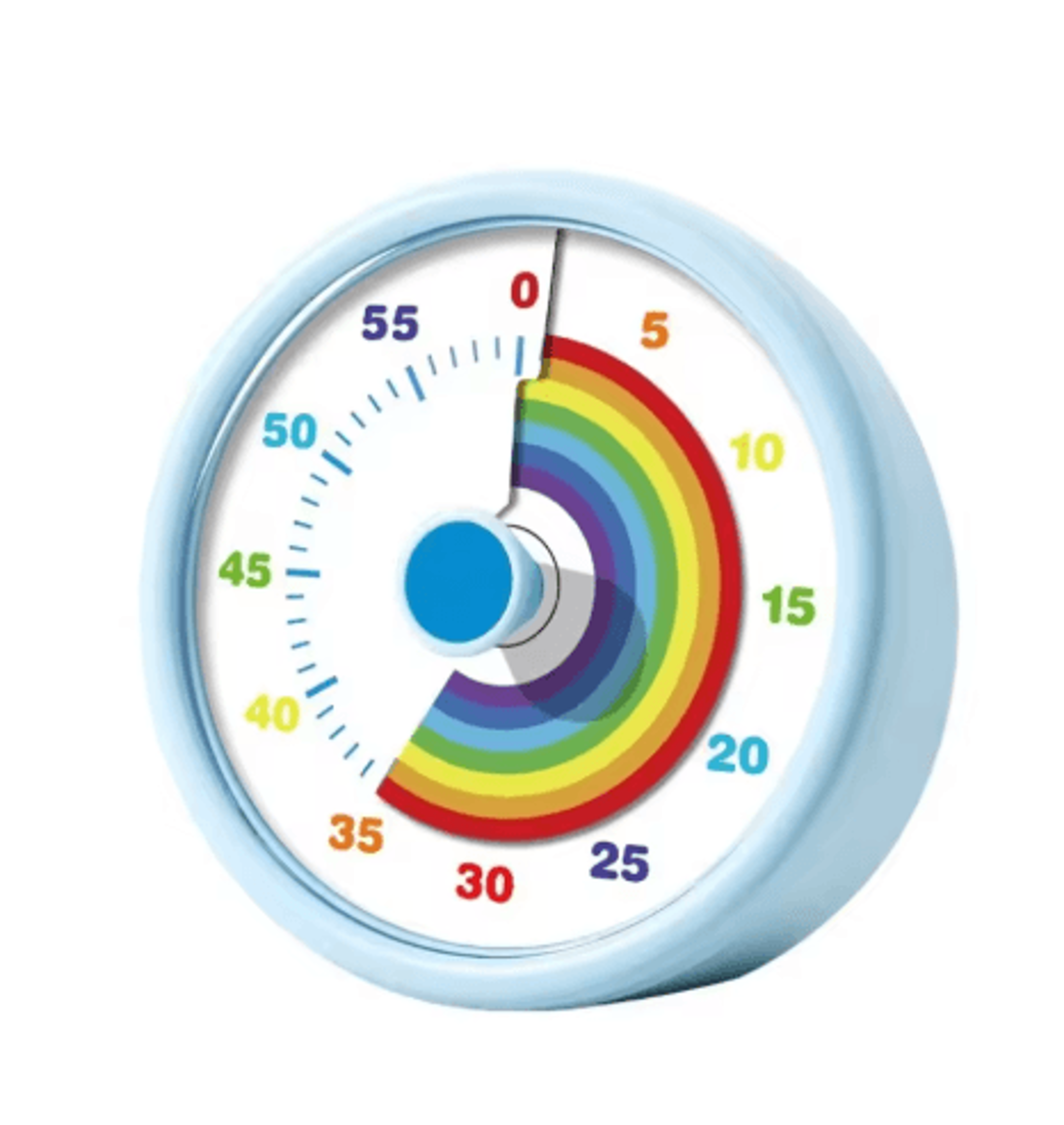 60Minute Visual Countdown Timer  UltraSilent Round Or Square Timer 4