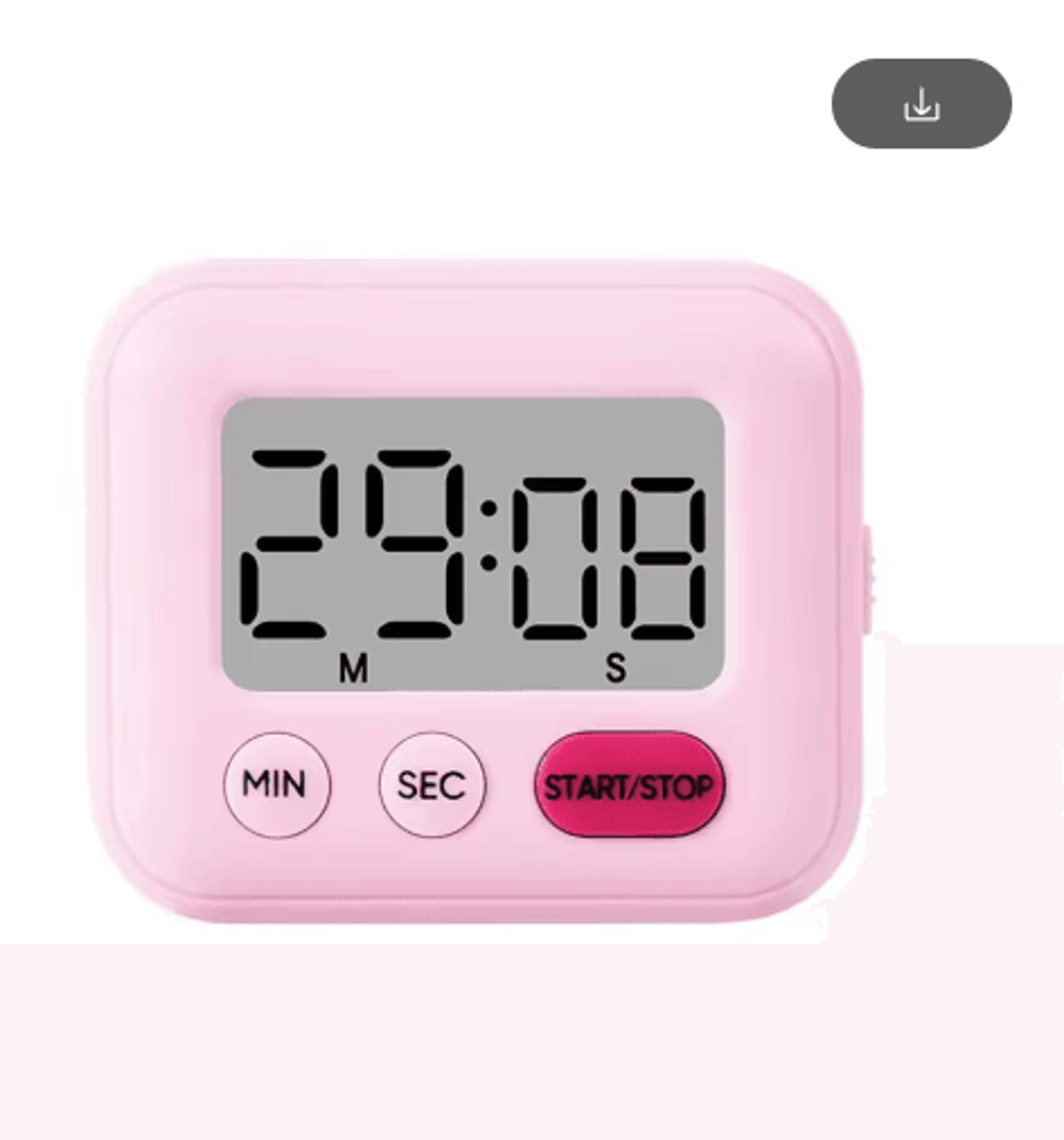 99Minute Silent Digital Timer  Magnetic Countdown Timer For Study  Kitchen 2