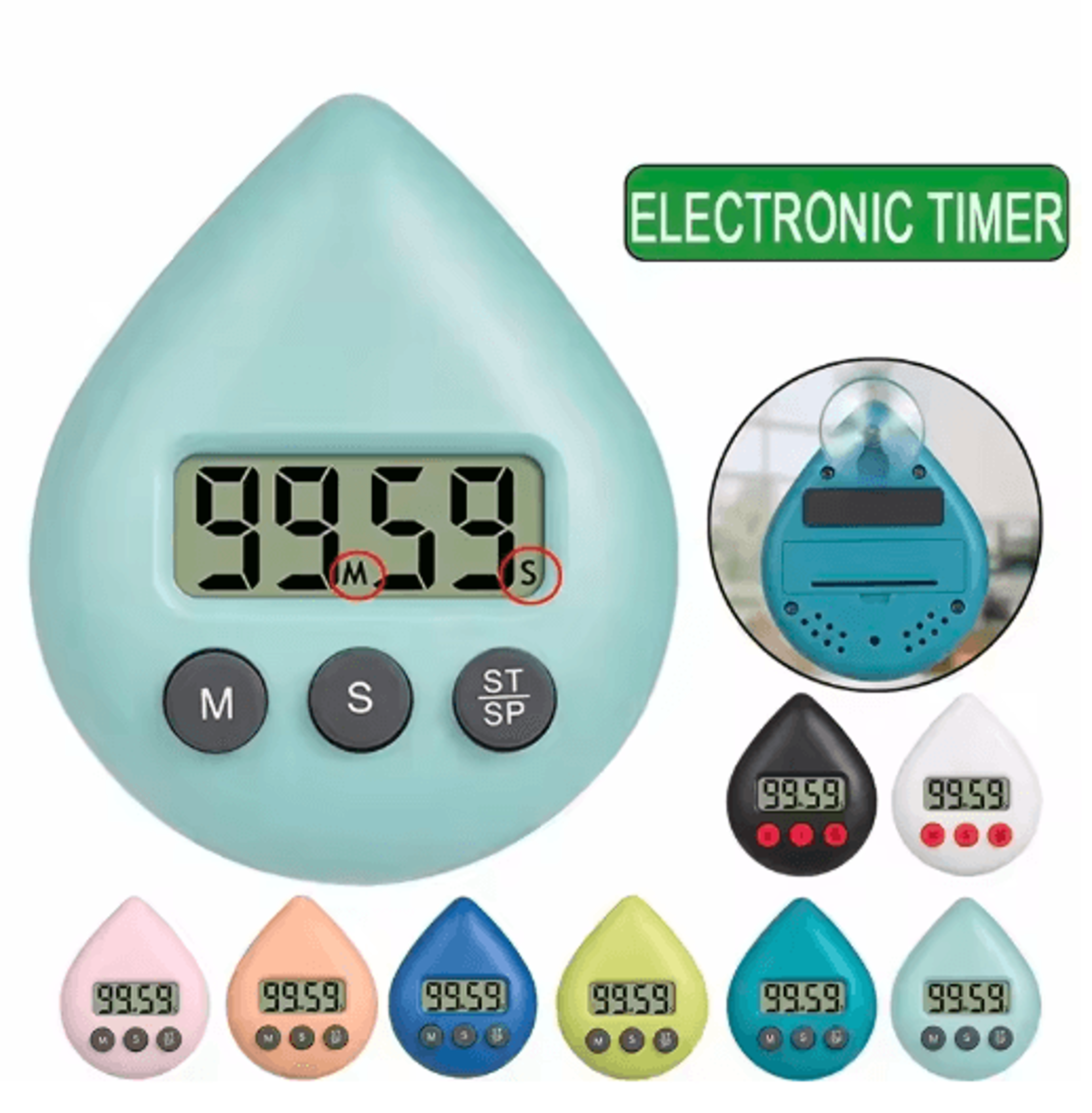 Mechanical Kitchen Timer  Countdown Alarm For Cooking Meetings  Games 0