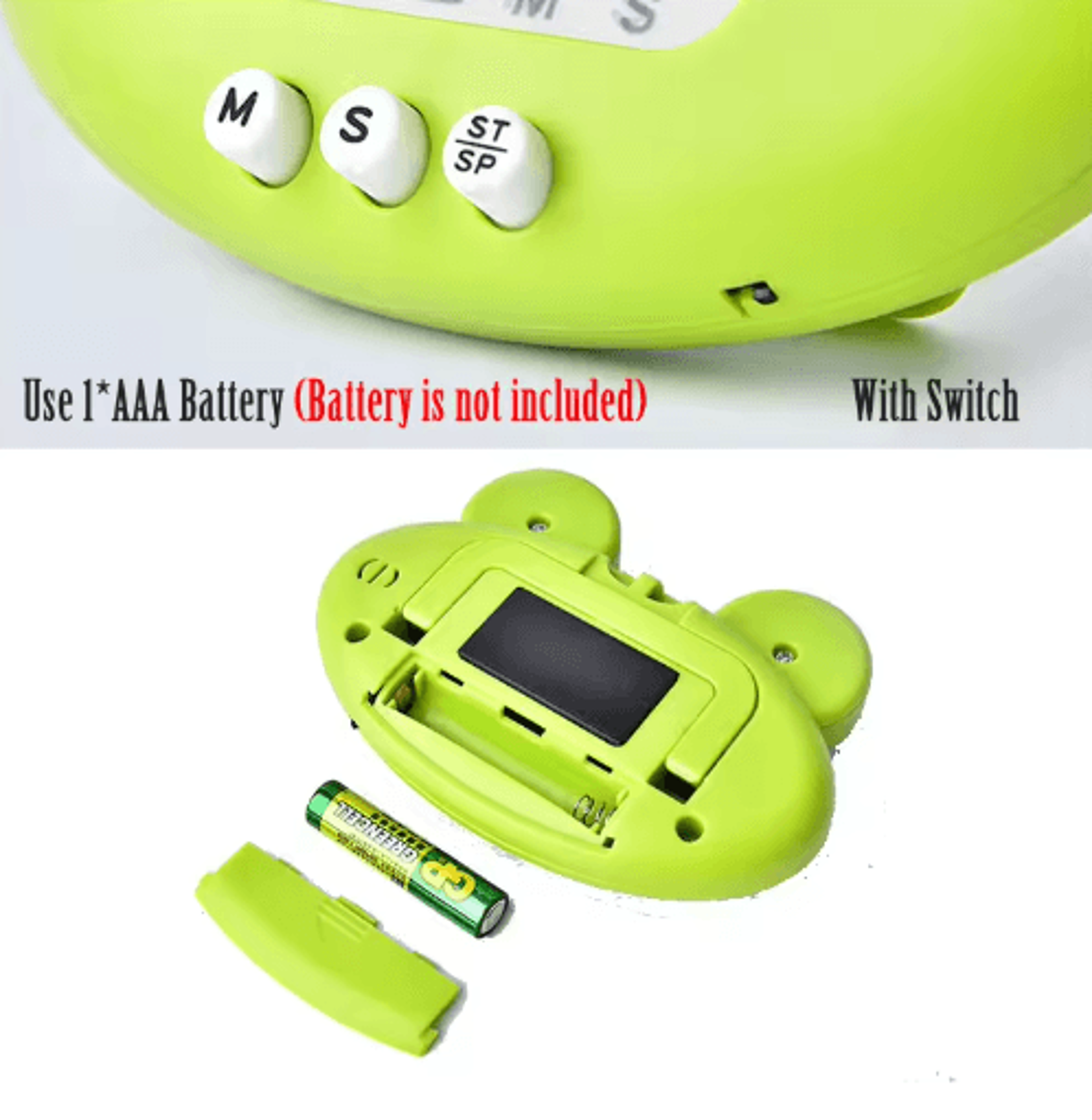 Cute Frog Digital Kitchen Timer  199 Minute Cooking  Study Reminder 17
