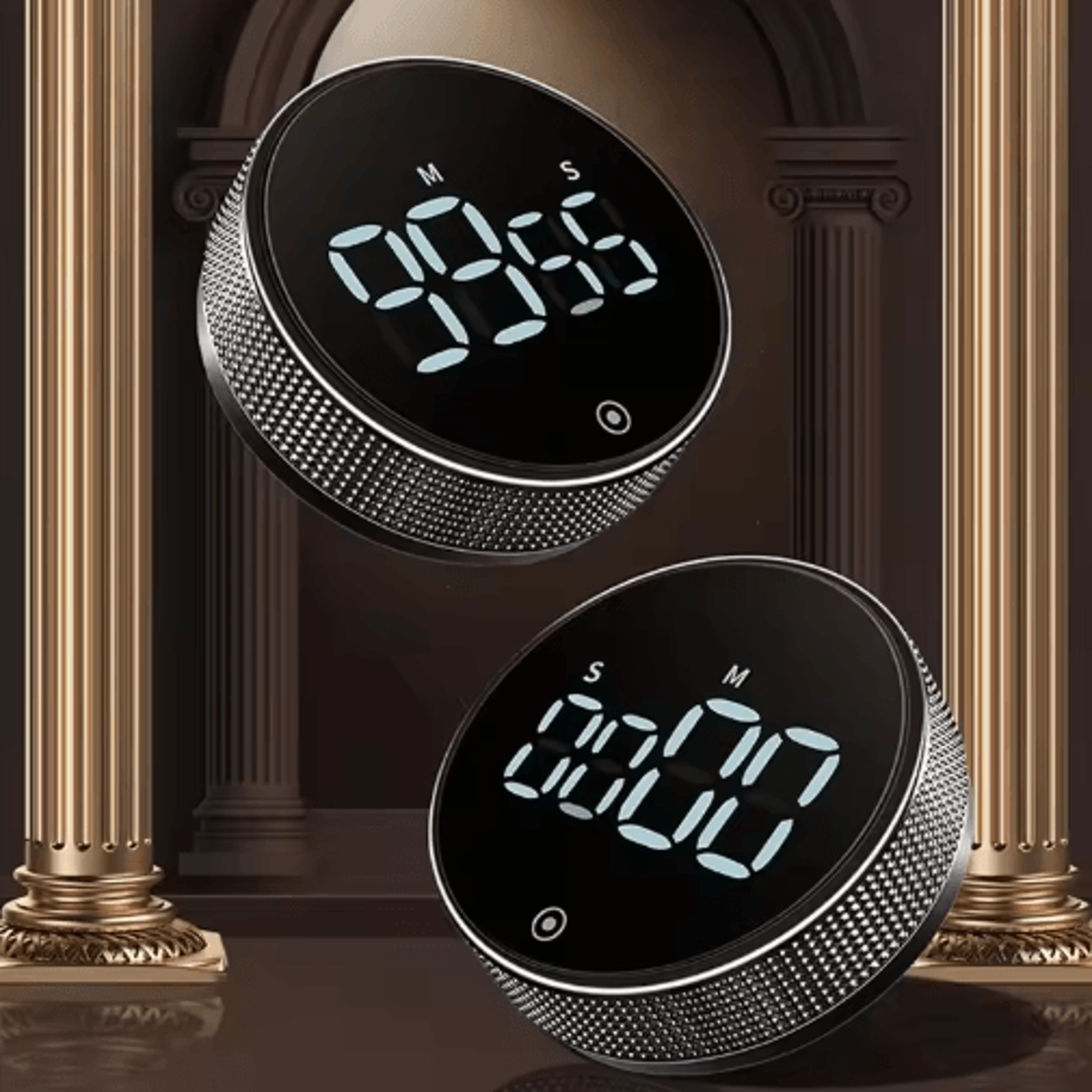 Magnetic Kitchen Timer  Manual Countdown  Stopwatch Clock 5