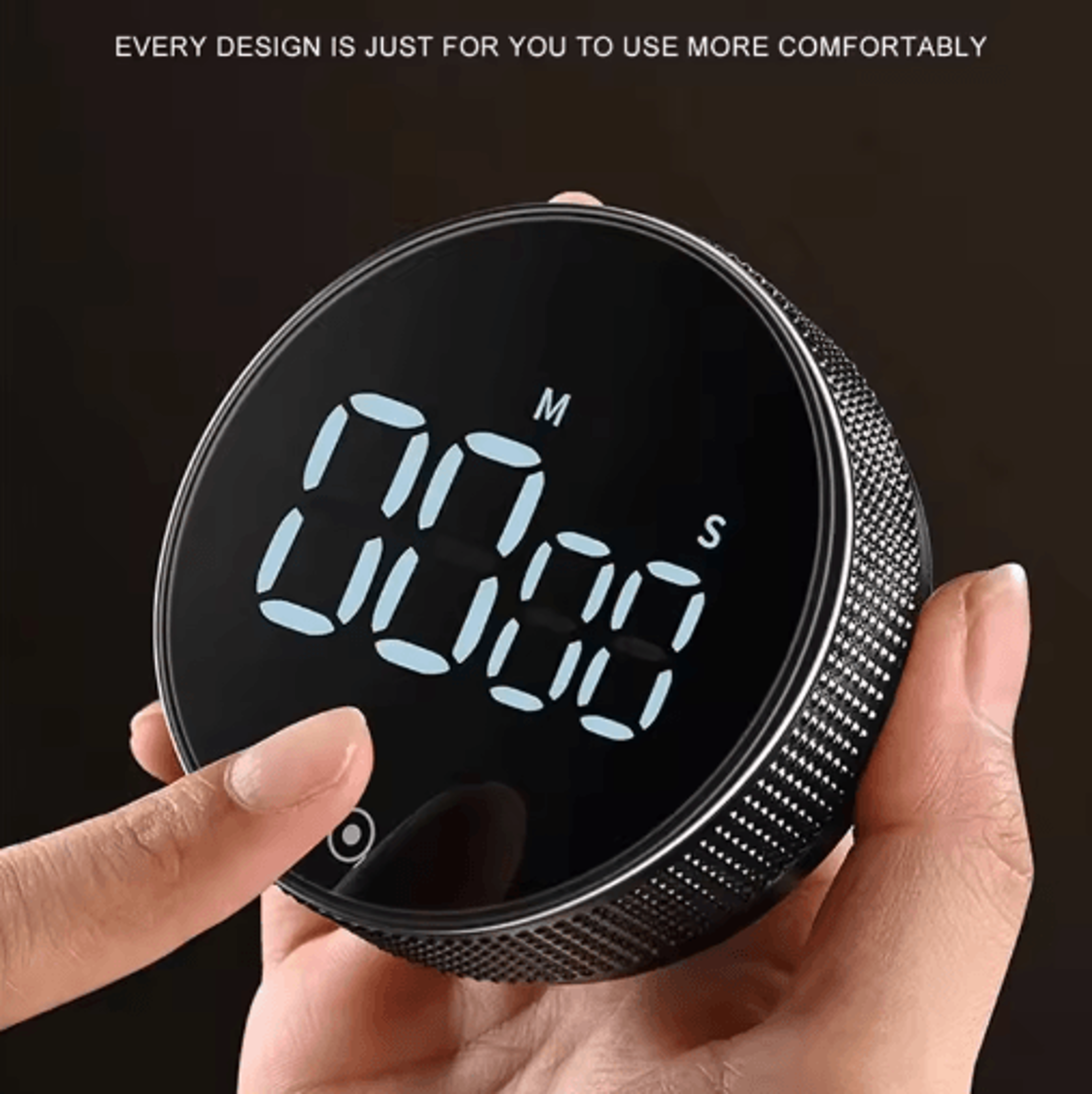 DINRGO Magnetic Rotary Timer Digital Countdown  Stopwatch 0