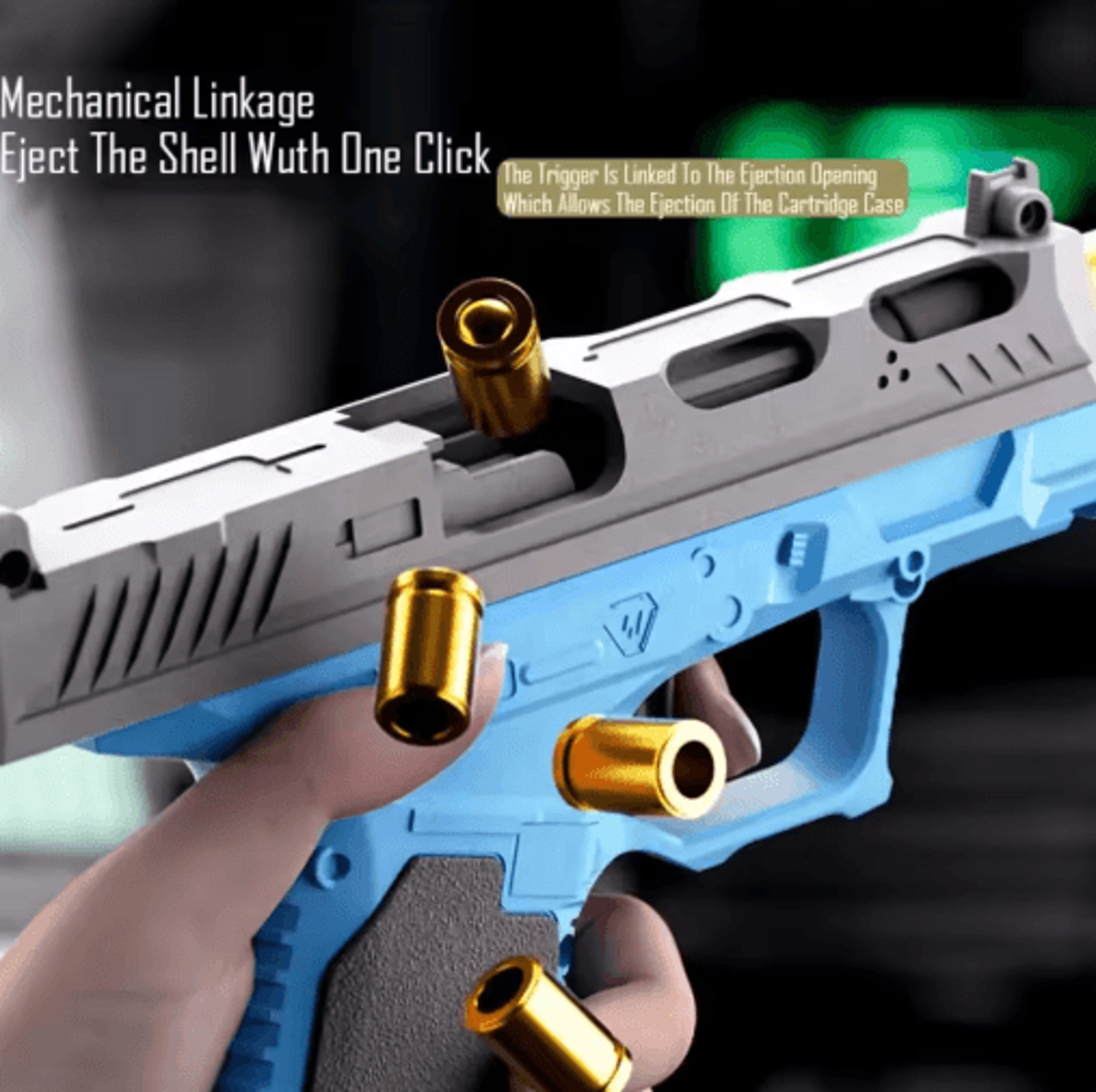 ShellEjecting Toy Pistol  Interactive Outdoor Shooting Game 4