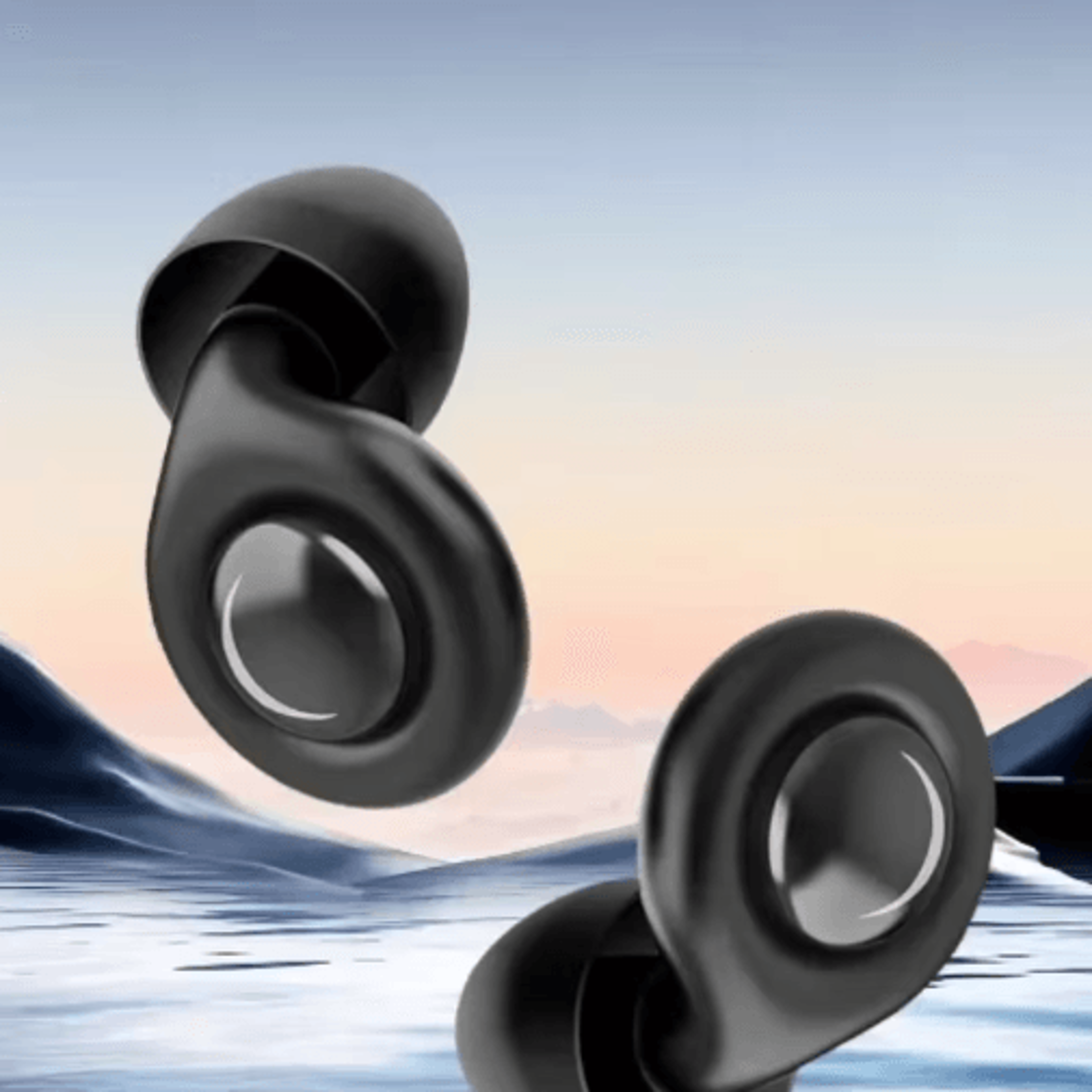 reusable silicone ear plugs noise-reducing earplugs for sleep & travel