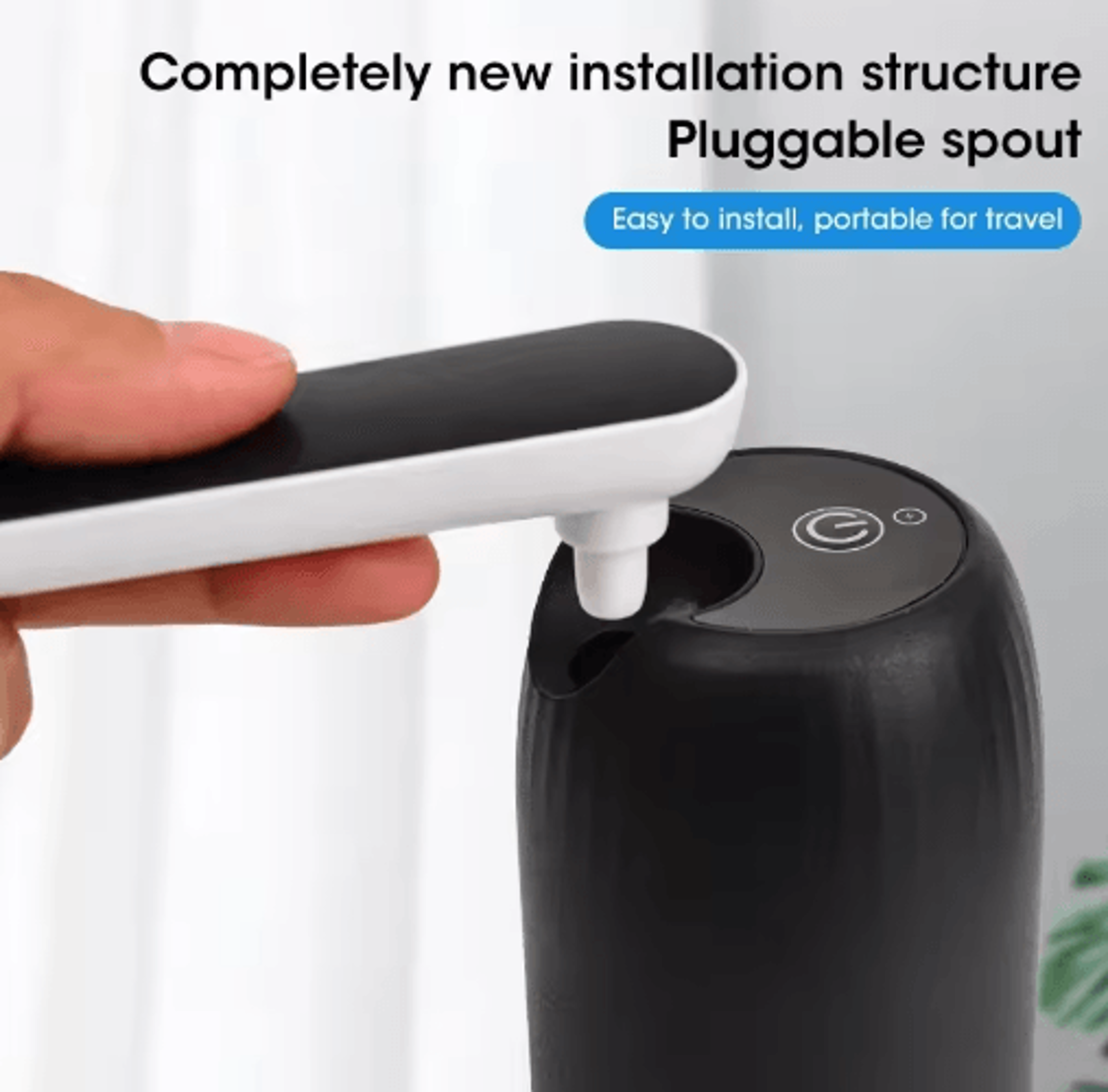 Rechargeable Automatic Water Bottle Pump  OneButton Electric Dispenser 4