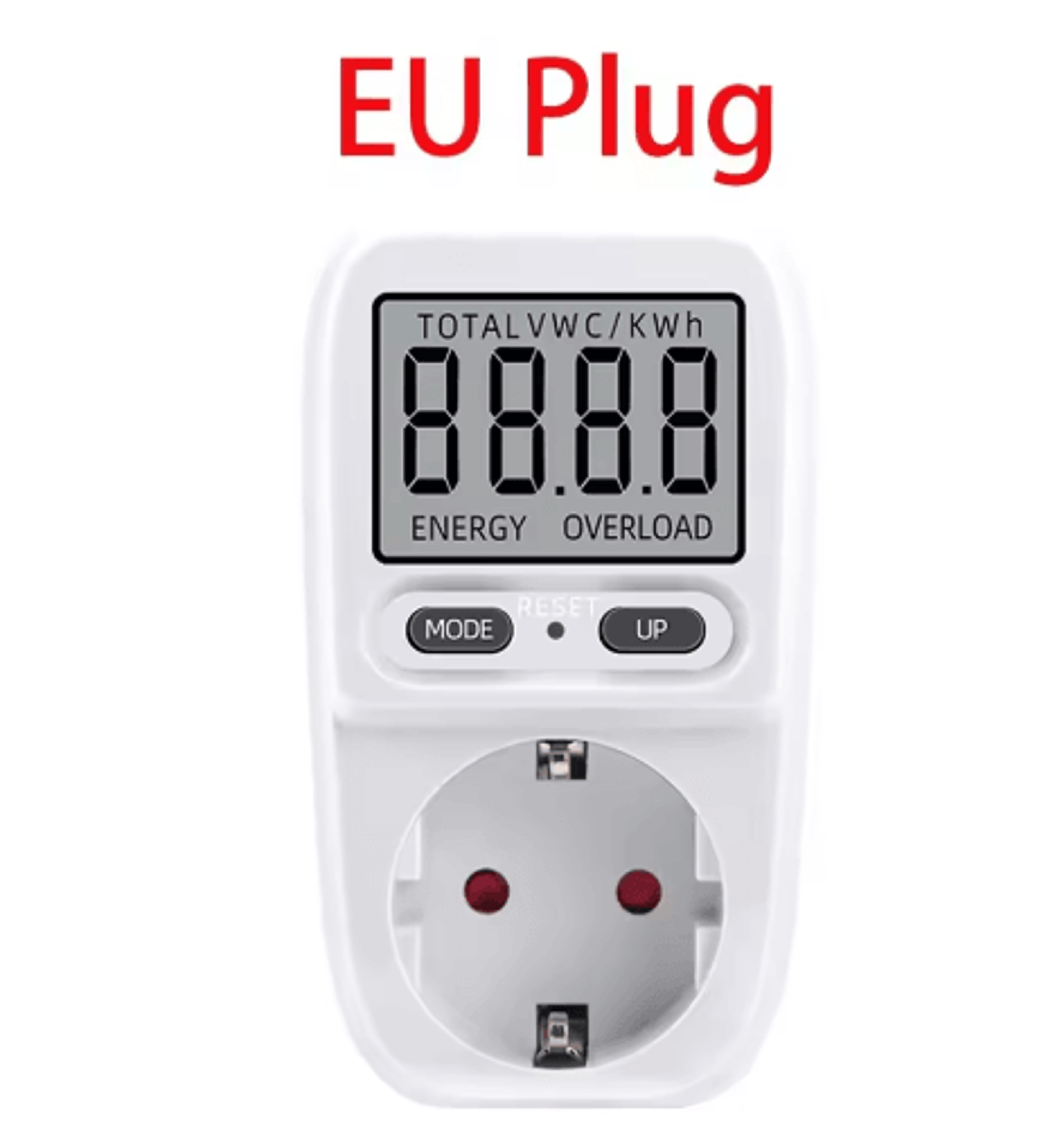 LCD Electricity Power Meter  PlugIn Wattmeter  Energy Usage Analyzer 2