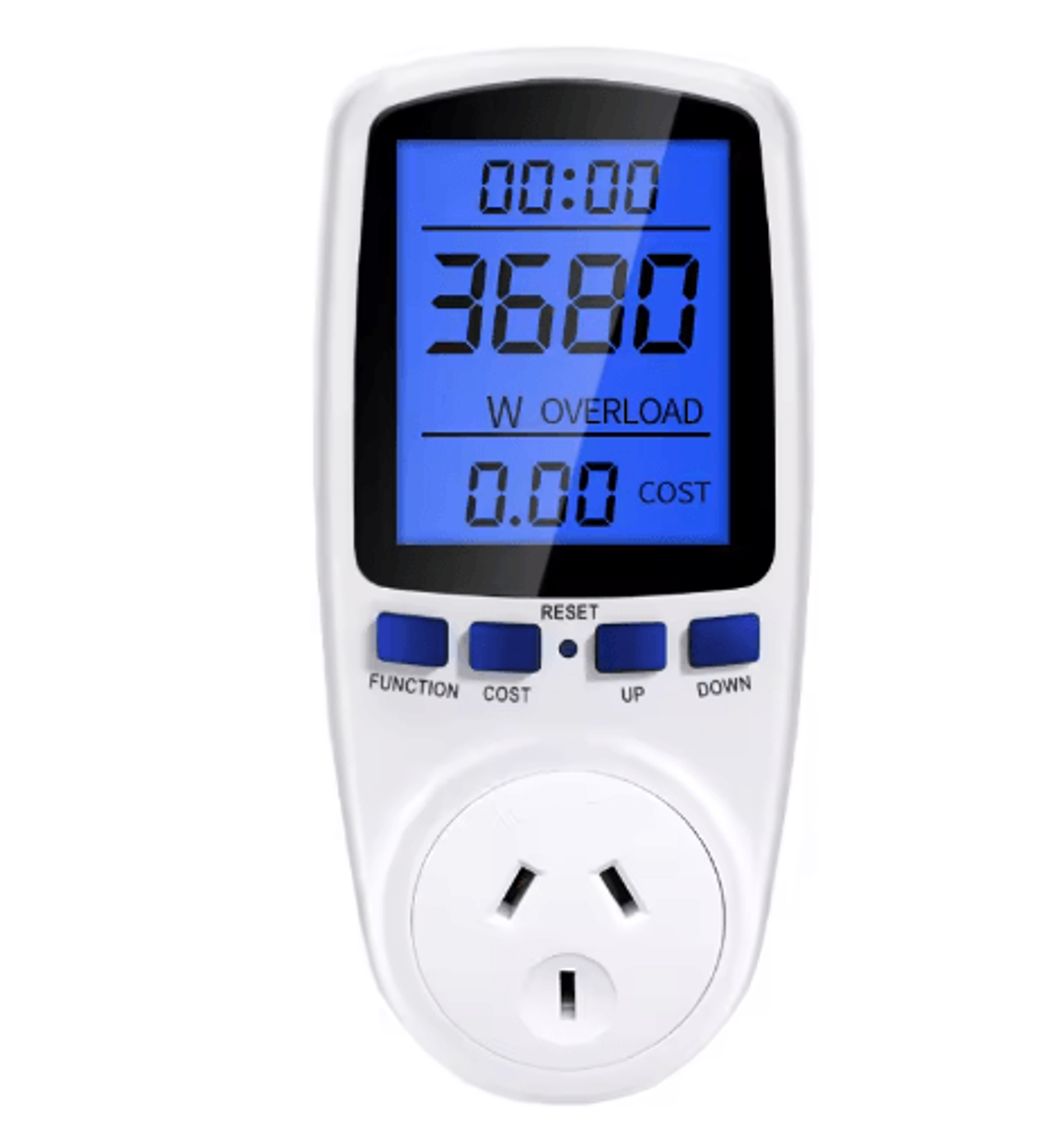 AC Digital Power Meter  LCD Wattmeter  KWh Electricity Monitor 3