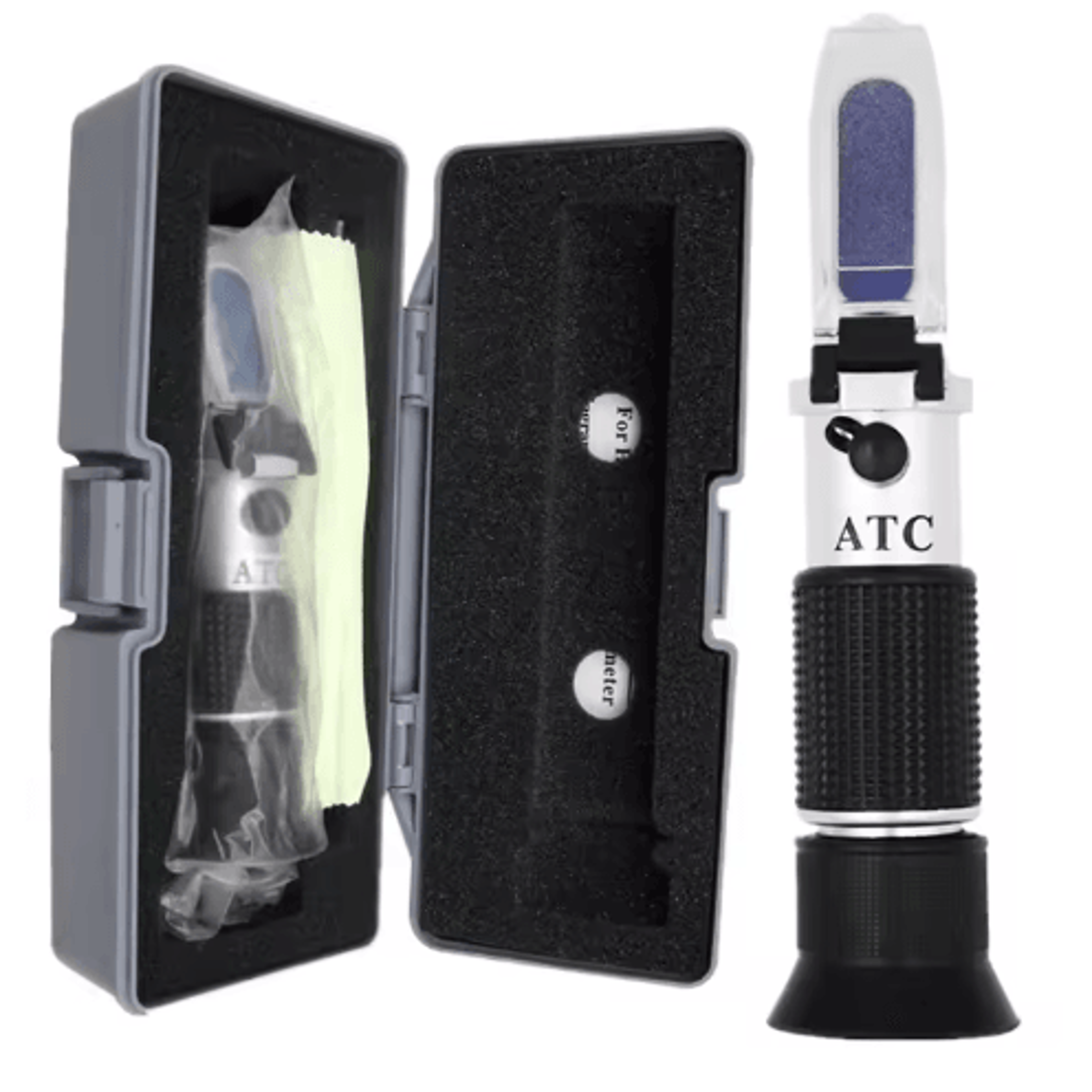 Handheld Antifreeze Refractometer  Coolant  Battery Acid ATC Tester 1