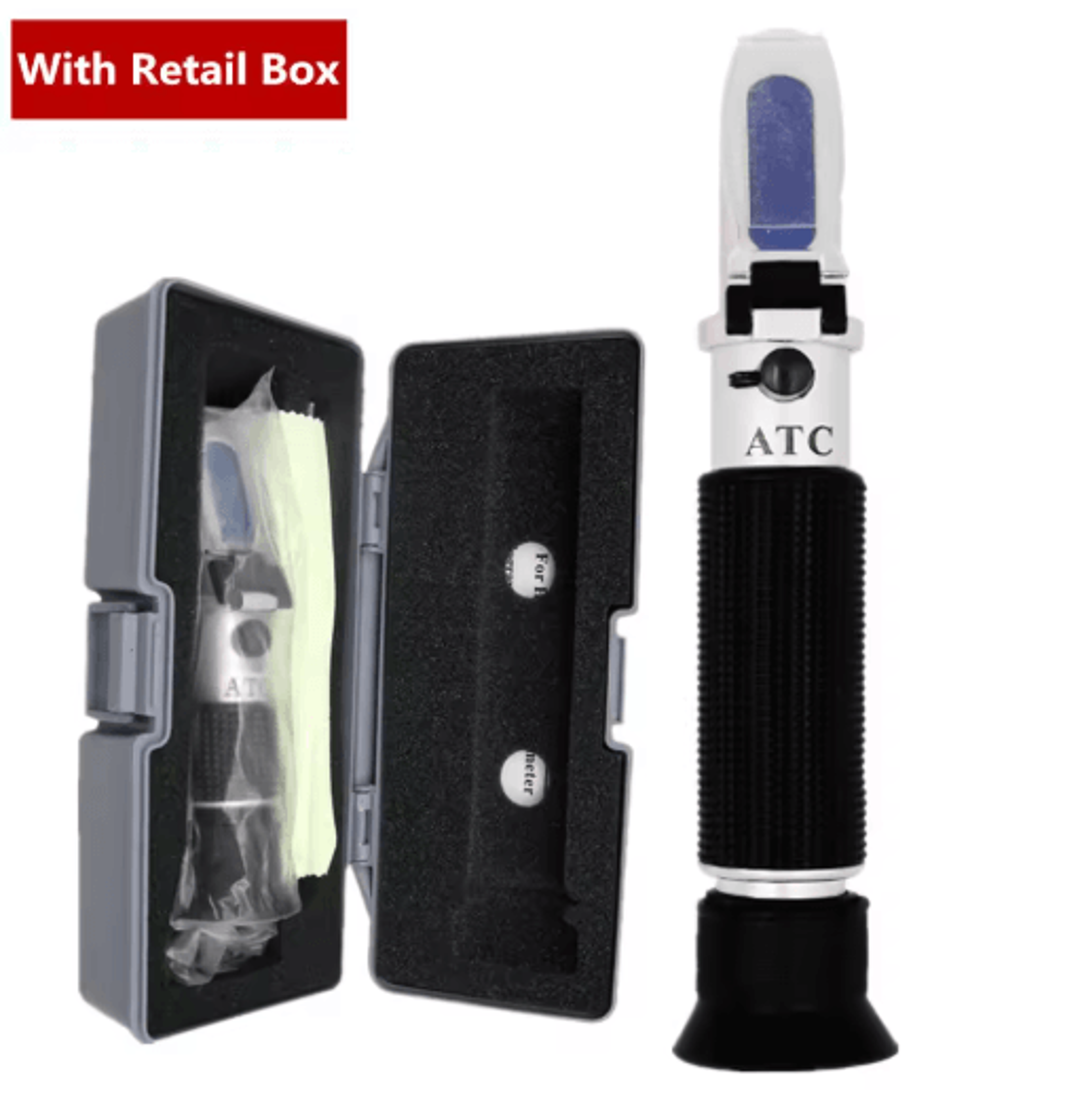 010 Brix Refractometer  Handheld Sugar Tester With ATC 1