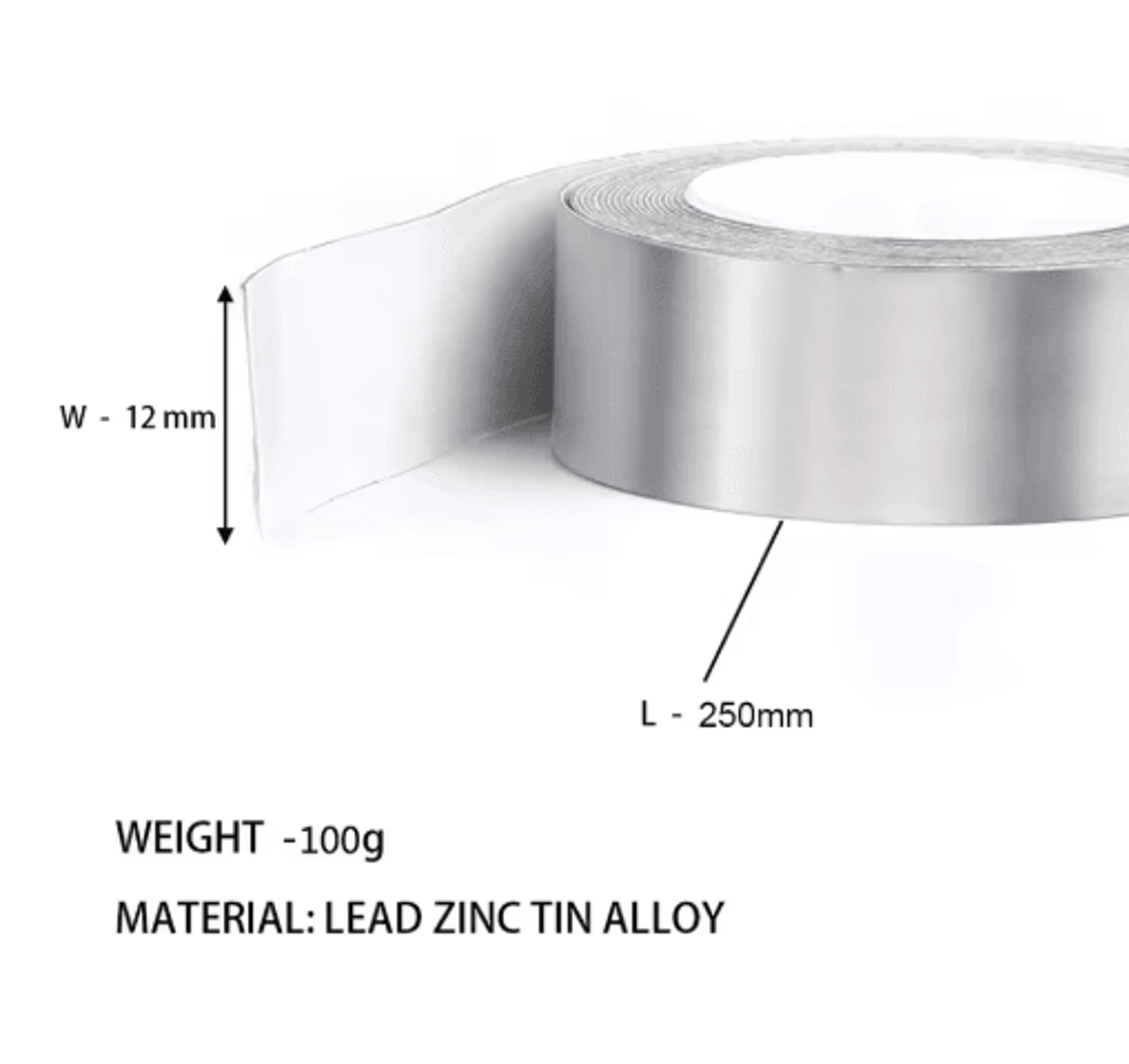 Golf Lead Weight Tape  SelfAdhesive Club  Putter Weight Strips 5