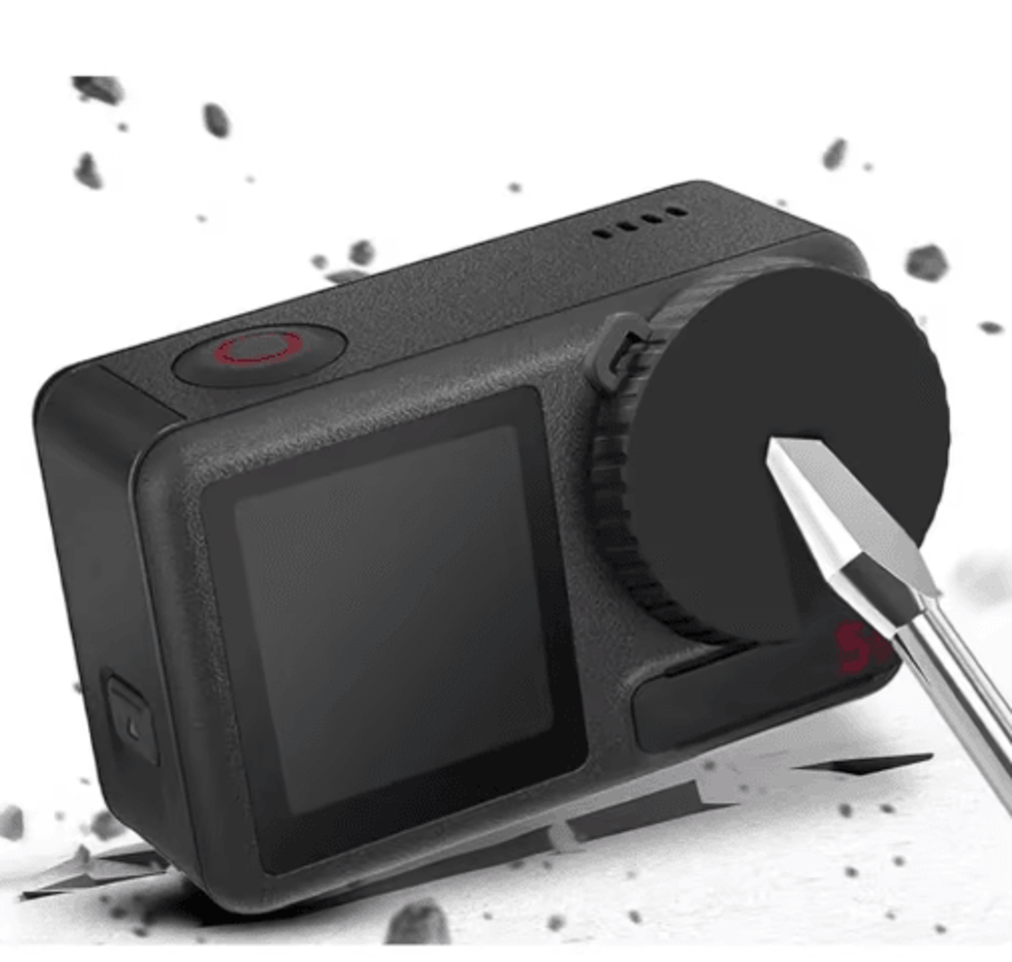 Silicone Protective Case For DJI Osmo Action 6  Flexible Lens Cap  Scratch Guard 6