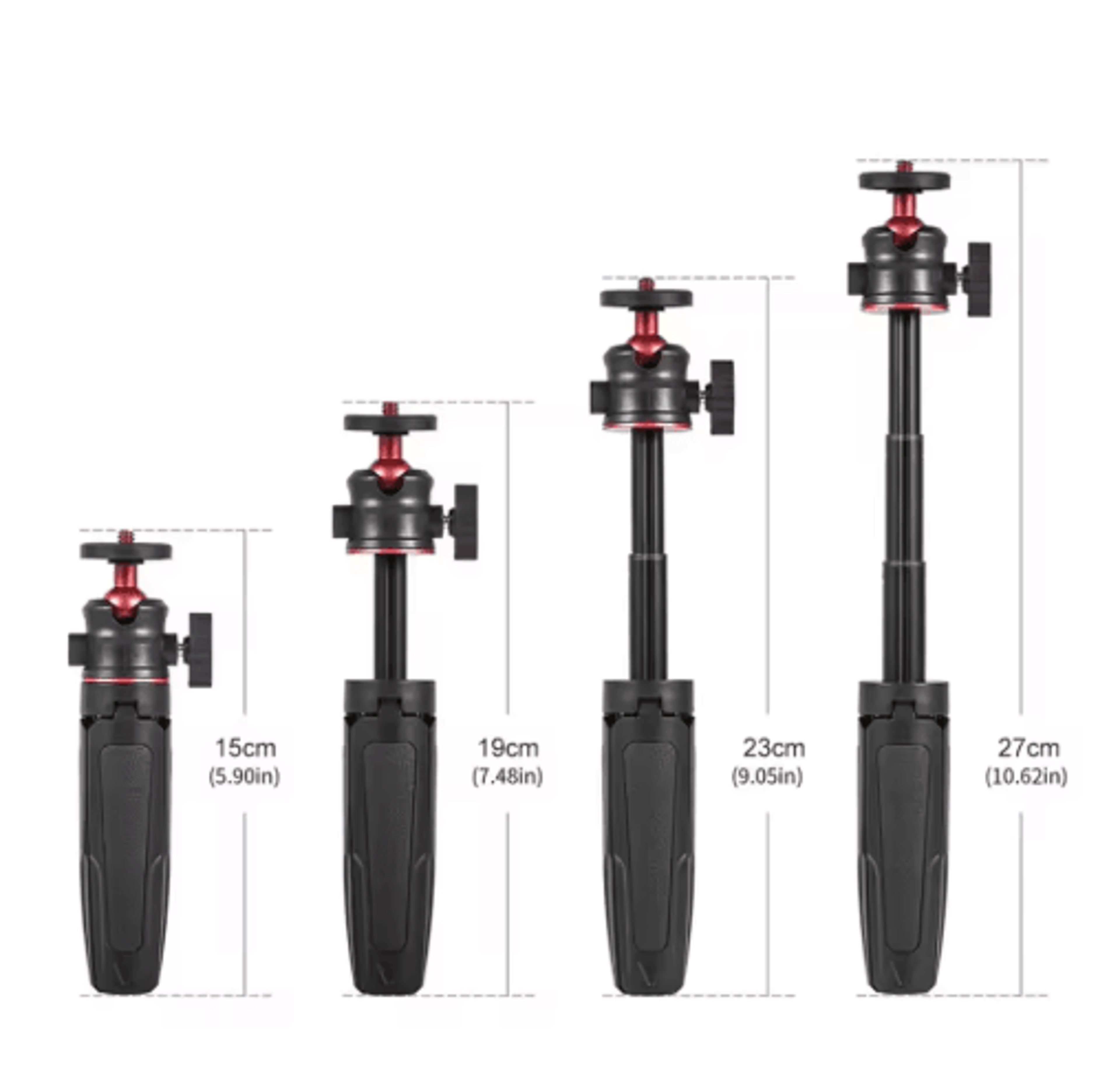 Mini Action Camera Extension Pole Tripod  Selfie Stick  Handle Grip 6