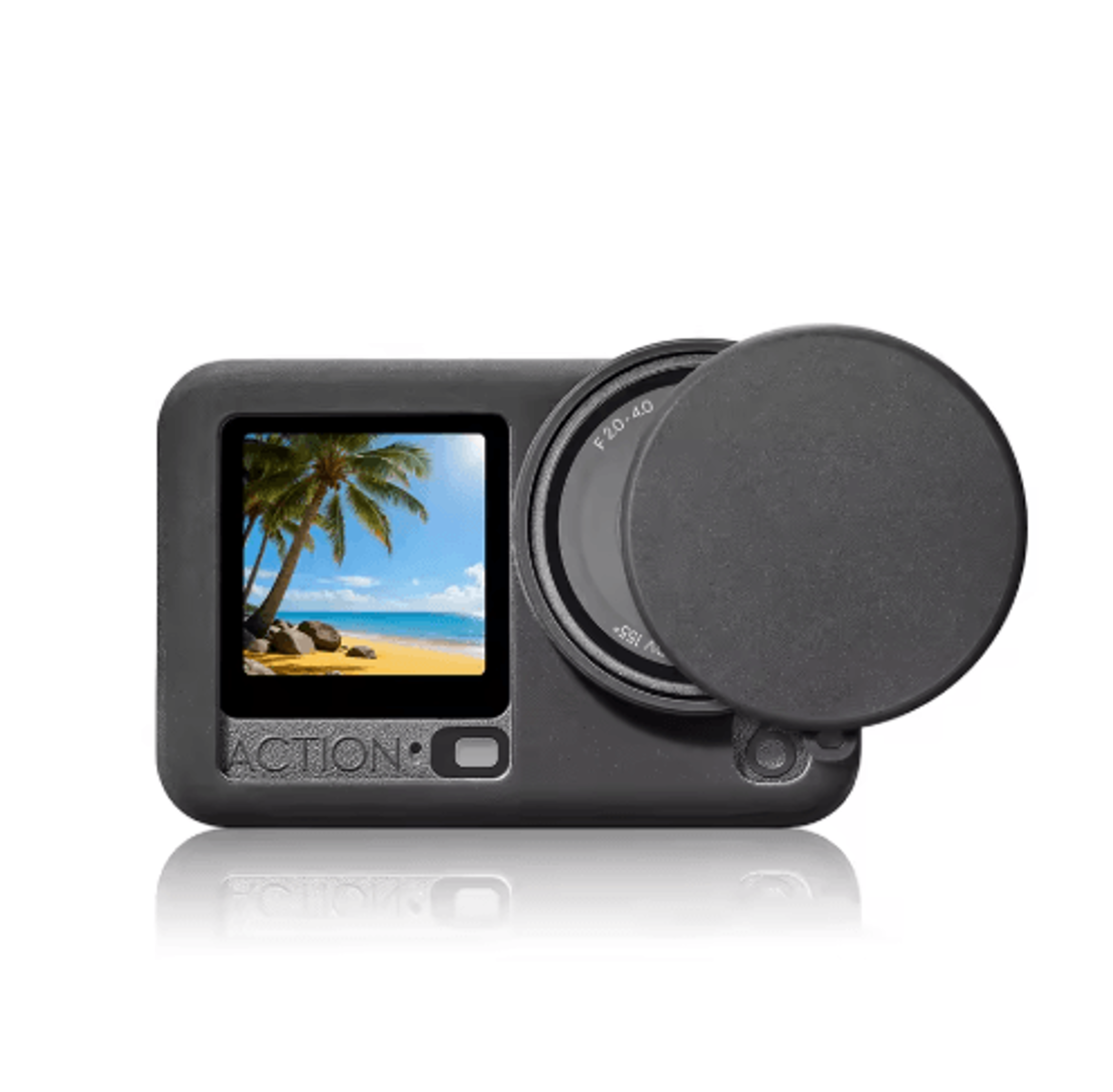 Silicone Protective Case For DJI Osmo Action 6  Lens Cap  Lanyard Cover 3