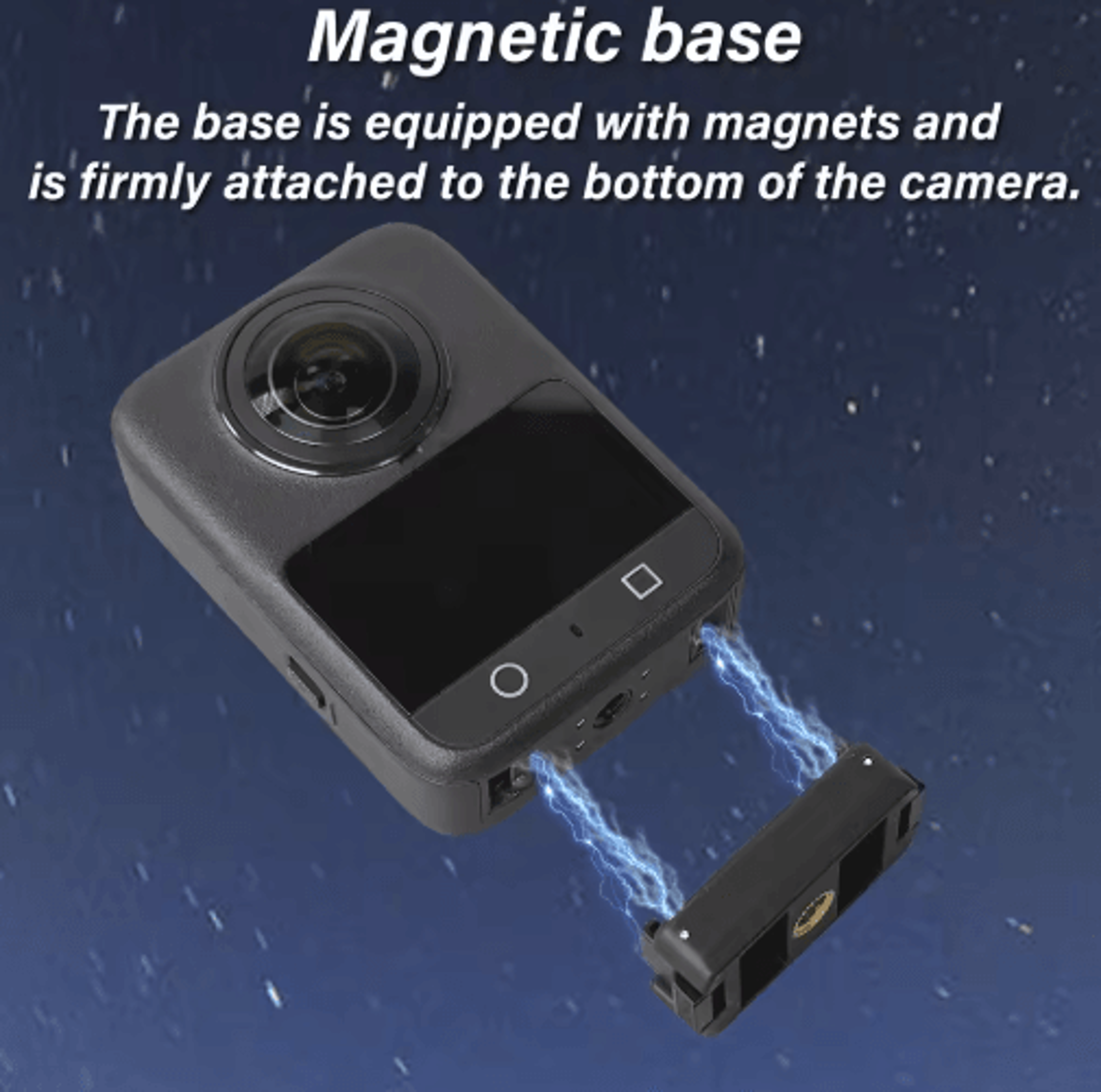 Magnetic Quick Release Mount For DJI Osmo  Aluminum Adapter With 14 Screw Hole 0