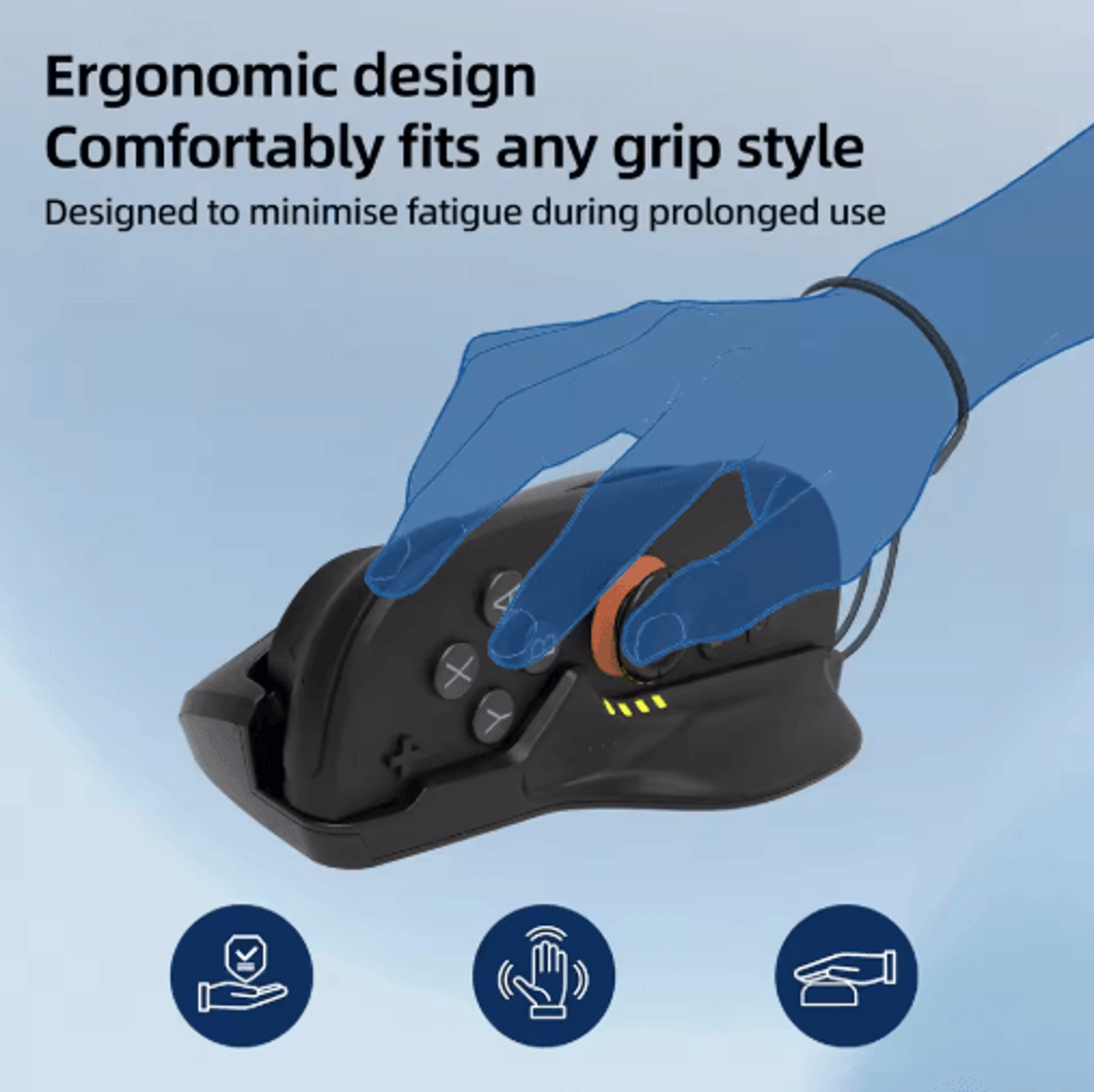 Switch 2 JoyCon Mouse Grip  Ergonomic Controller Accessory For Comfortable Play 2