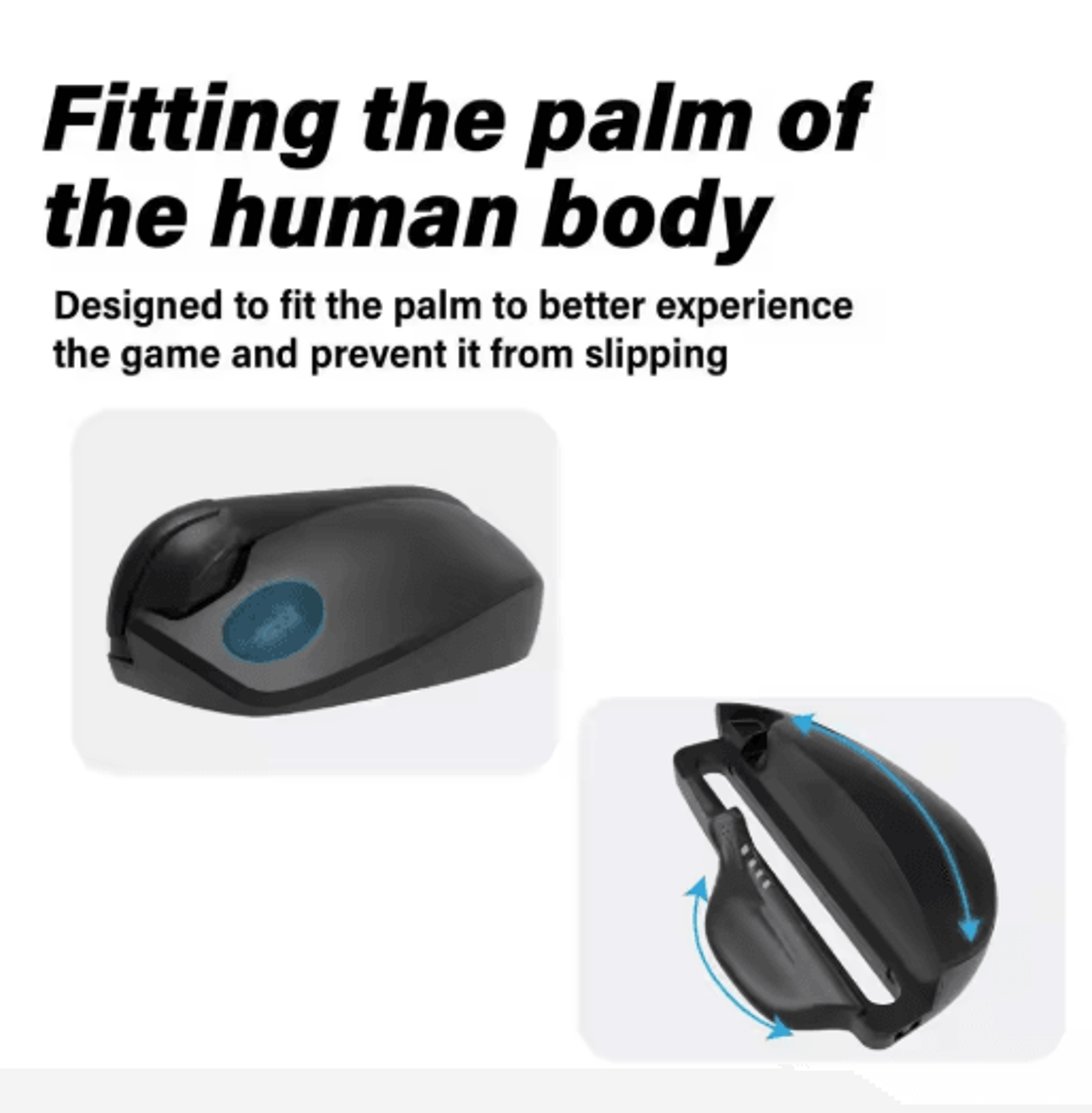 2Pack Switch 2 JoyCon Mouse Grips  Ergonomic Gaming Holders 3