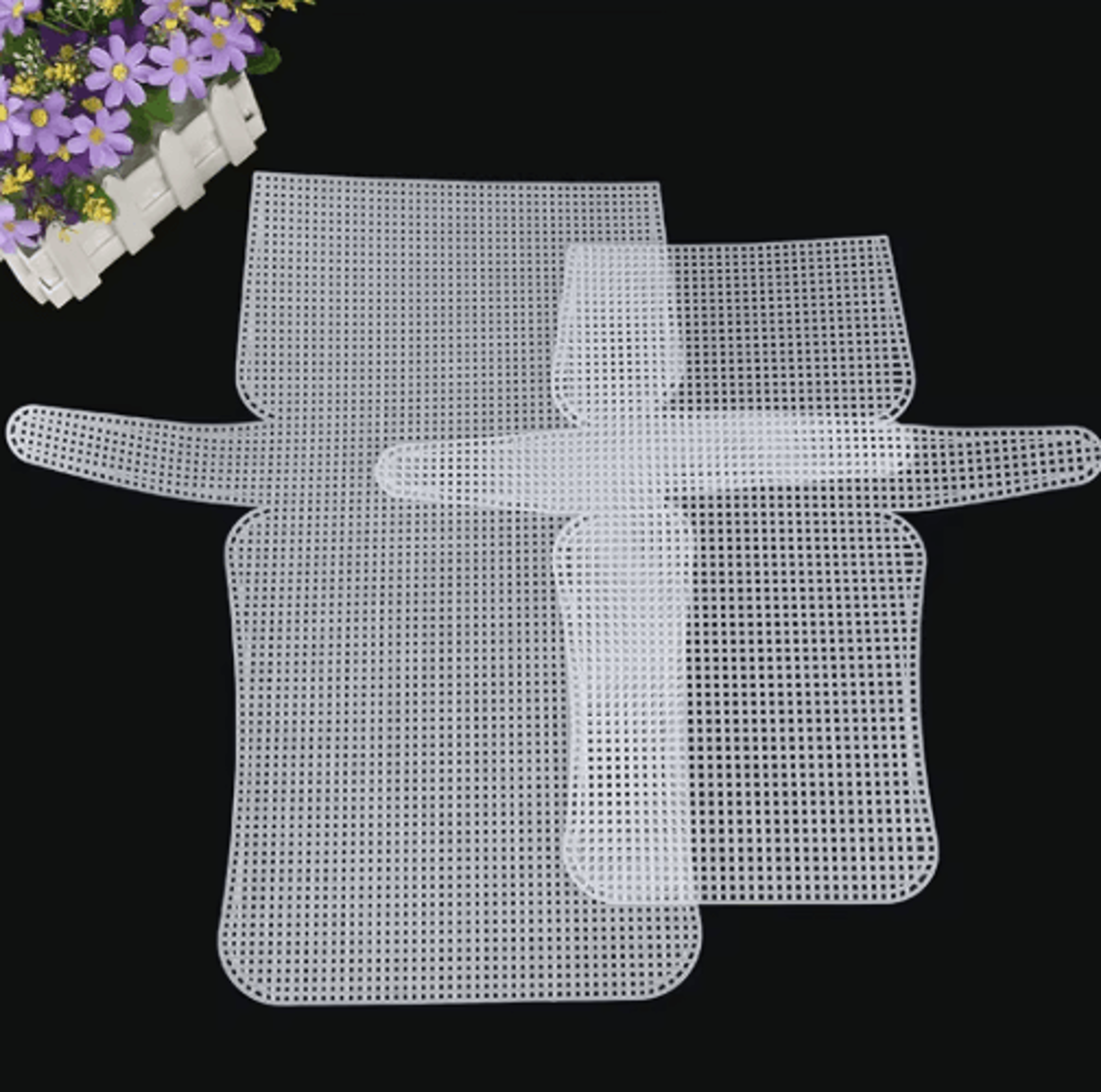 Plastic Canvas Mesh For Bag Making  DIY Weaving Grid For Handcraft Projects 1