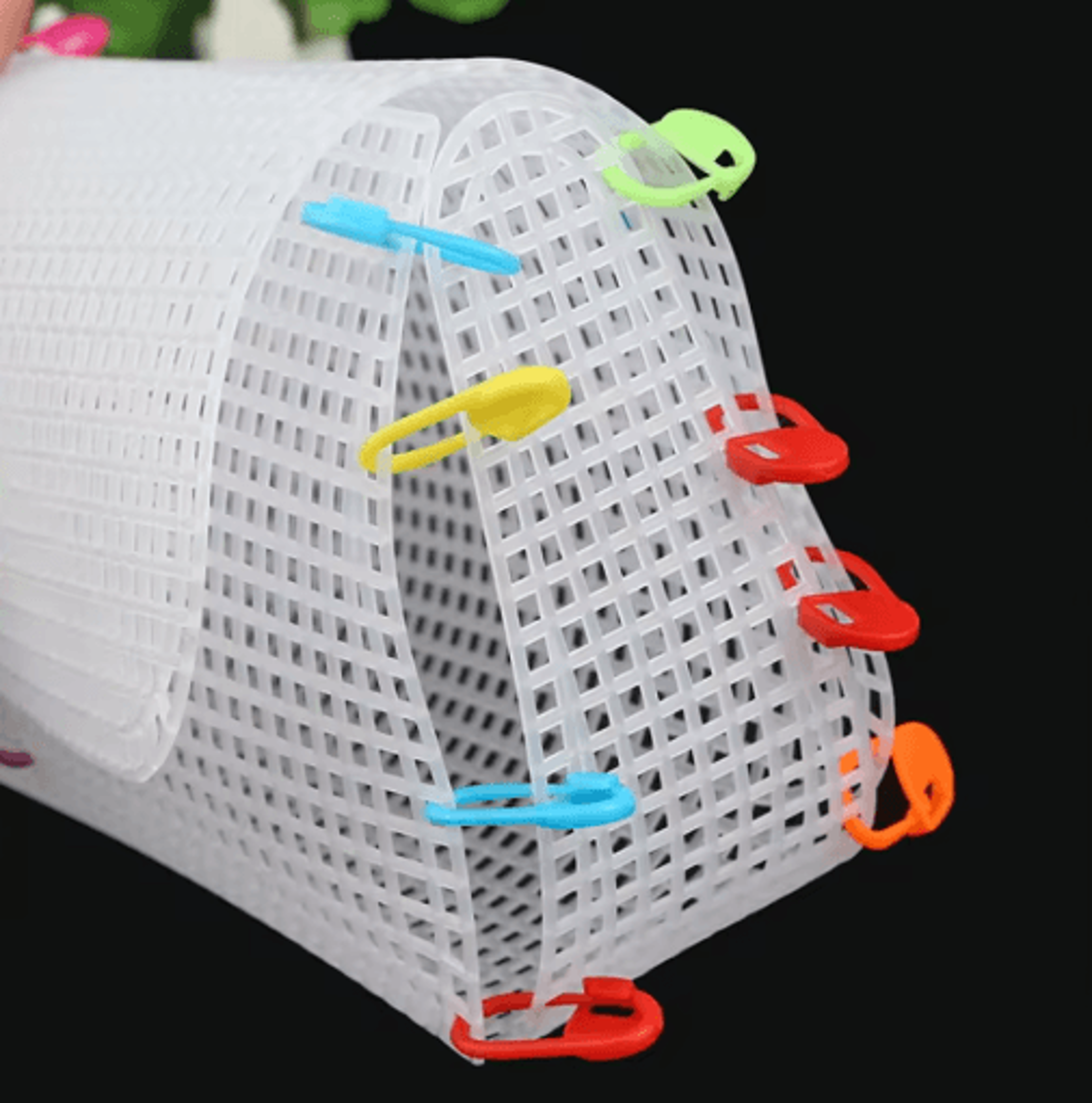 Plastic Canvas Mesh For Bag Making  DIY Weaving Grid For Handcraft Projects 7