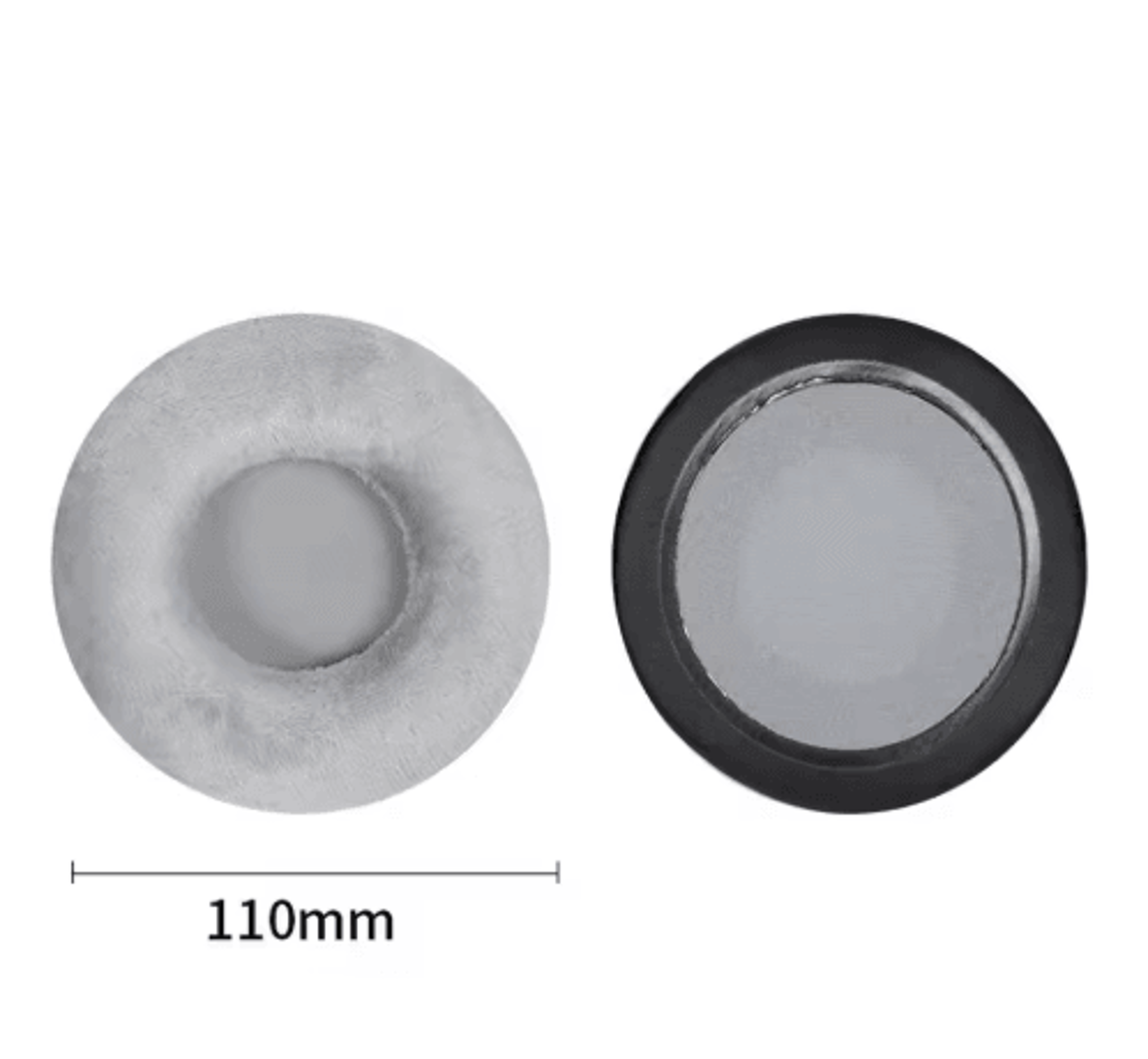 Universal Velvet Replacement Ear Pads  Soft Headphone Cushions In Multiple Sizes 2