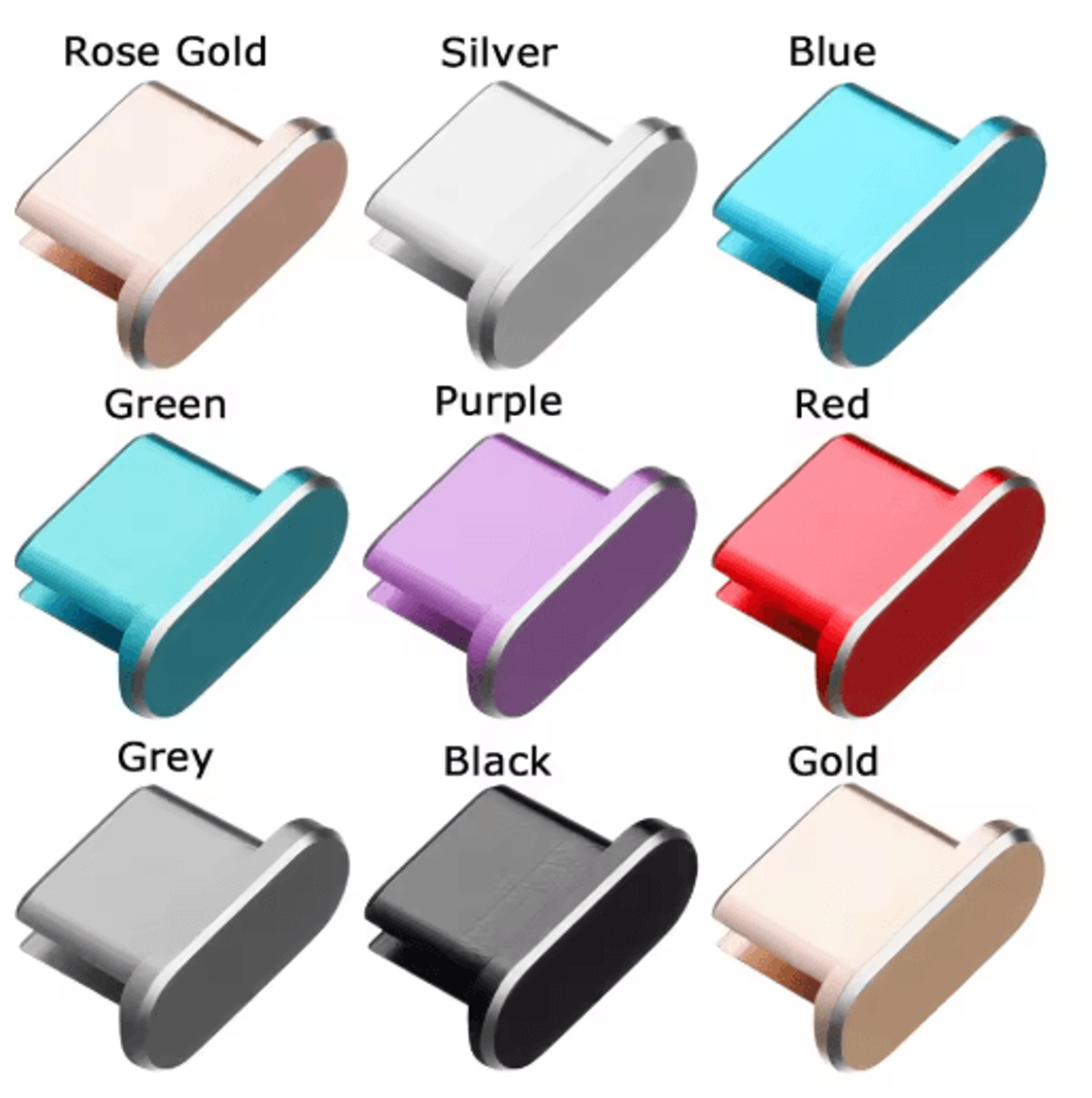 USBC Charging Port Dust Plug  TypeC Interface Protector For Smartphones 10