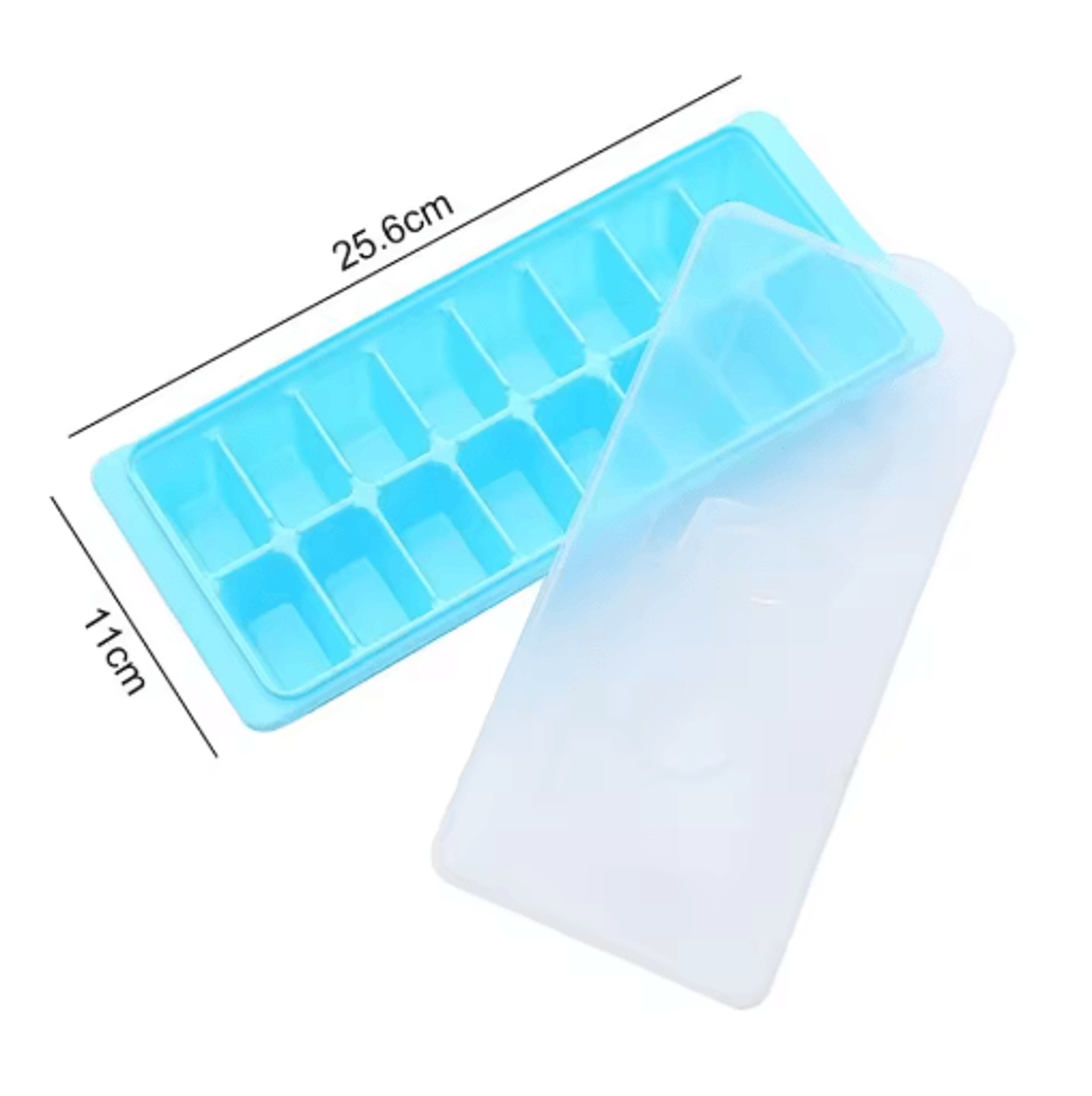 16Cube Ice Tray With Lid  Reusable Stackable Ice Mold 5
