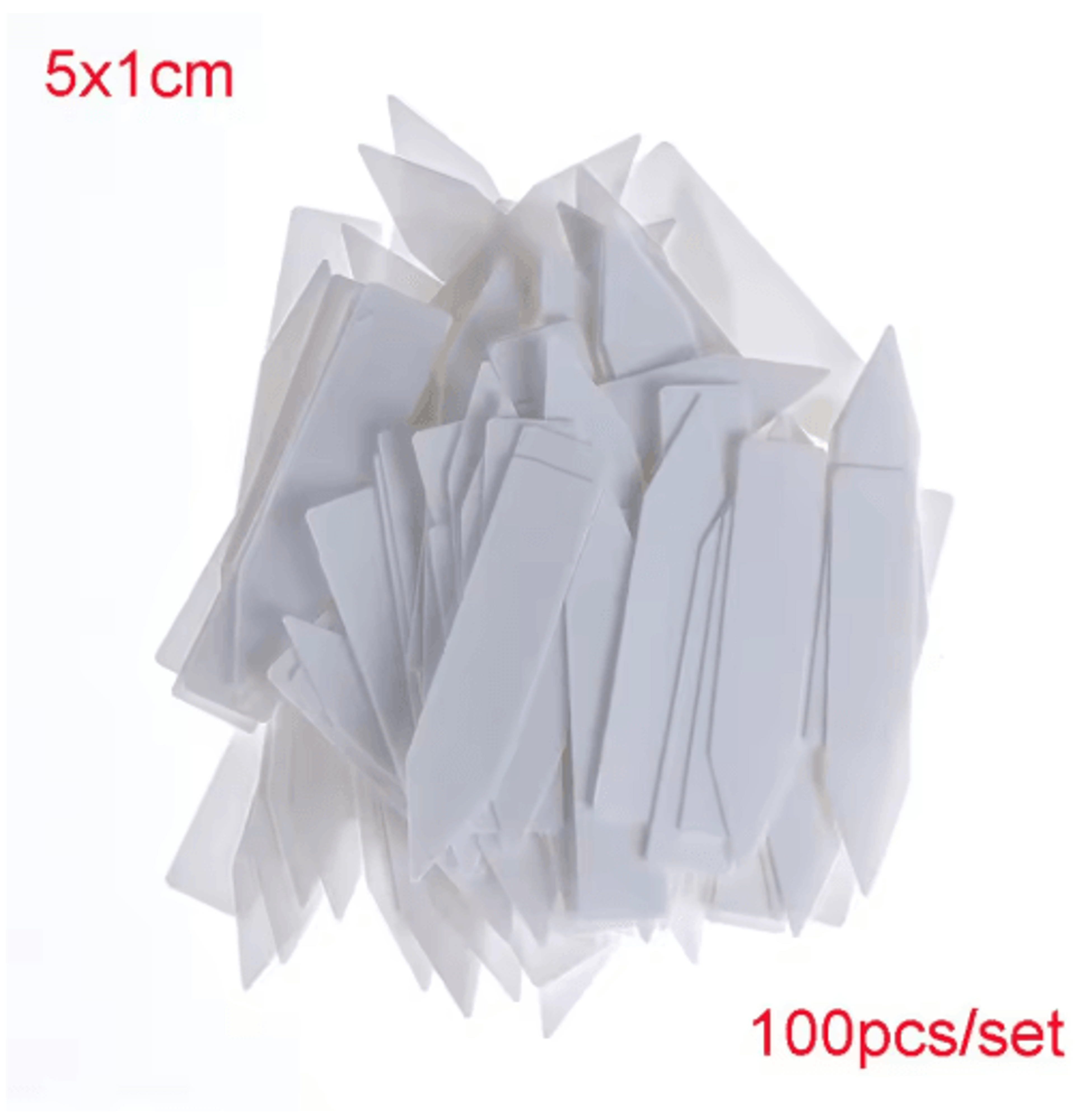 100PCS Mini Plant Labels  Plastic Garden Stake Tags For Seedlings 2
