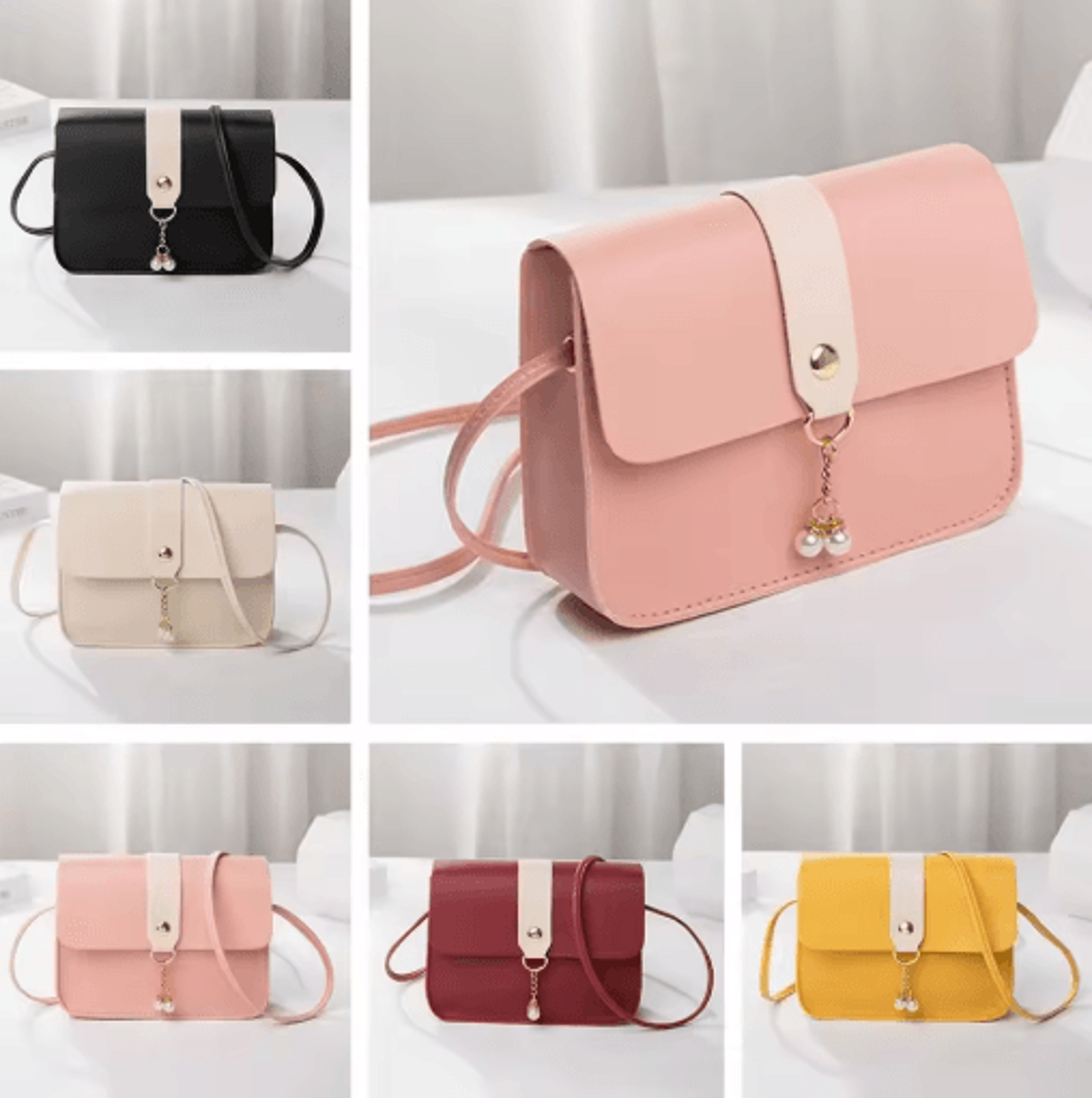 fashion mini square crossbody bag compact womens travel purse