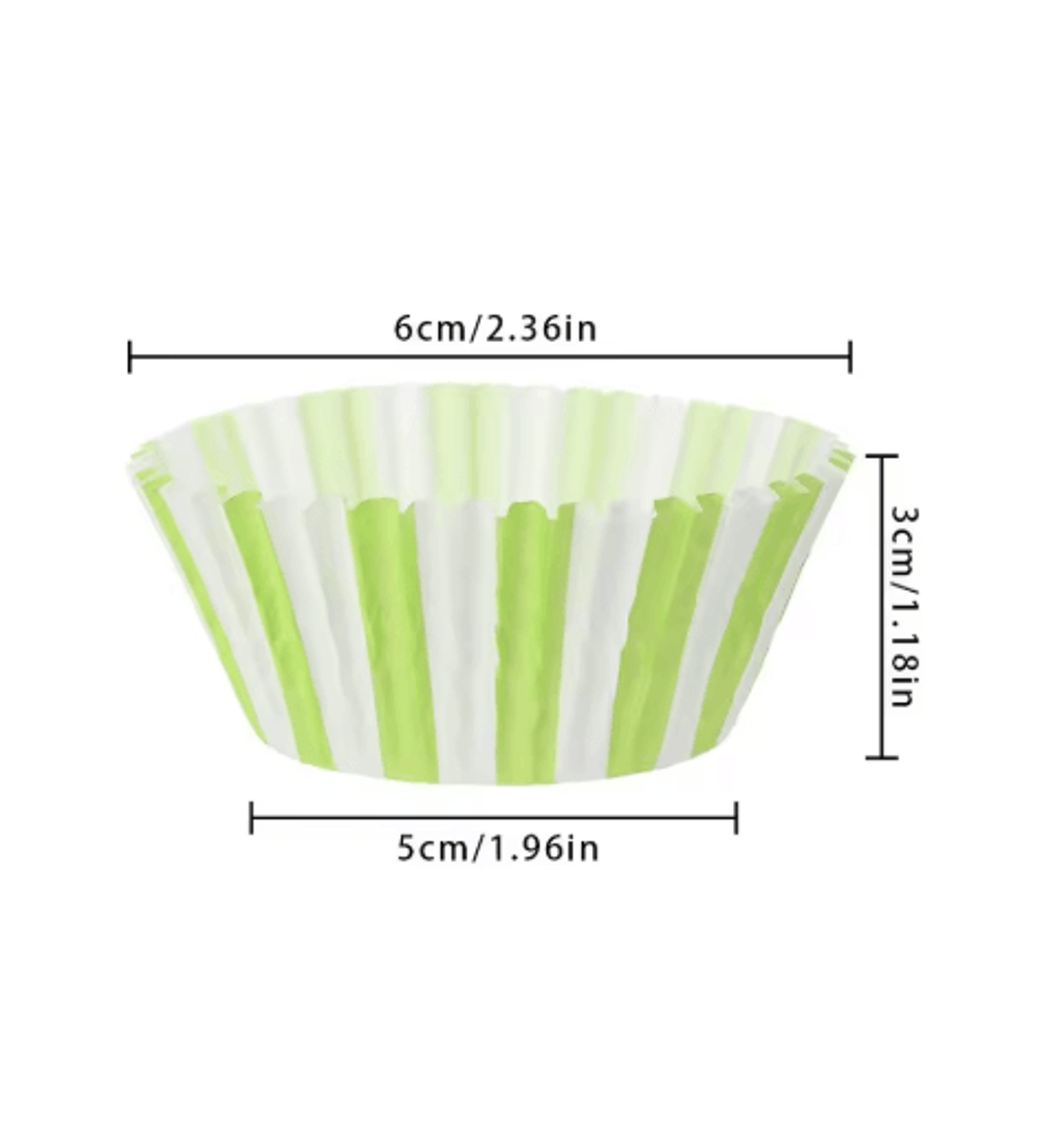 100PCS Cupcake Liners  OilProof Paper Muffin Baking Cups 11