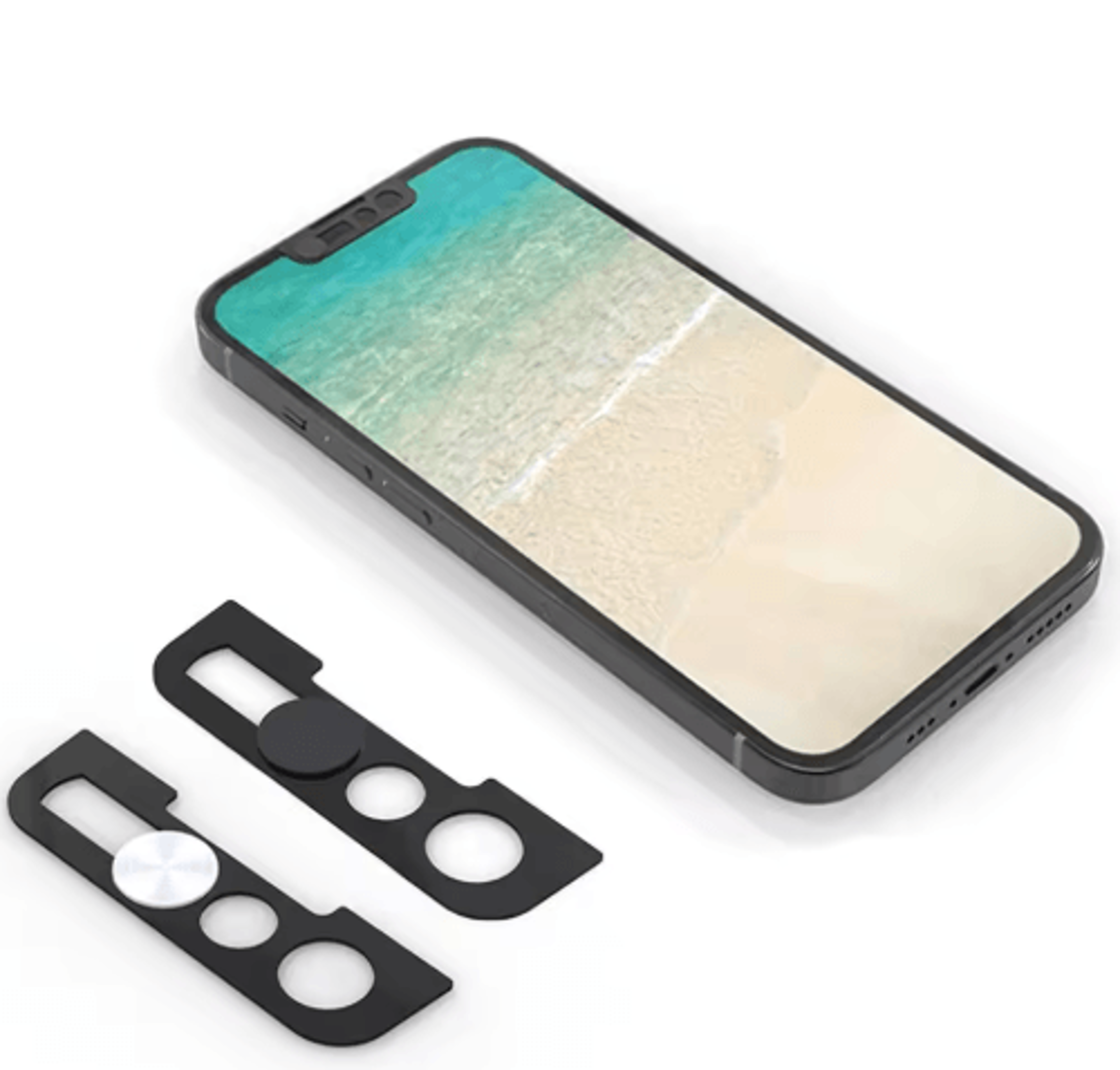 metal camera privacy cover – sliding lens cover for iphone 13 series