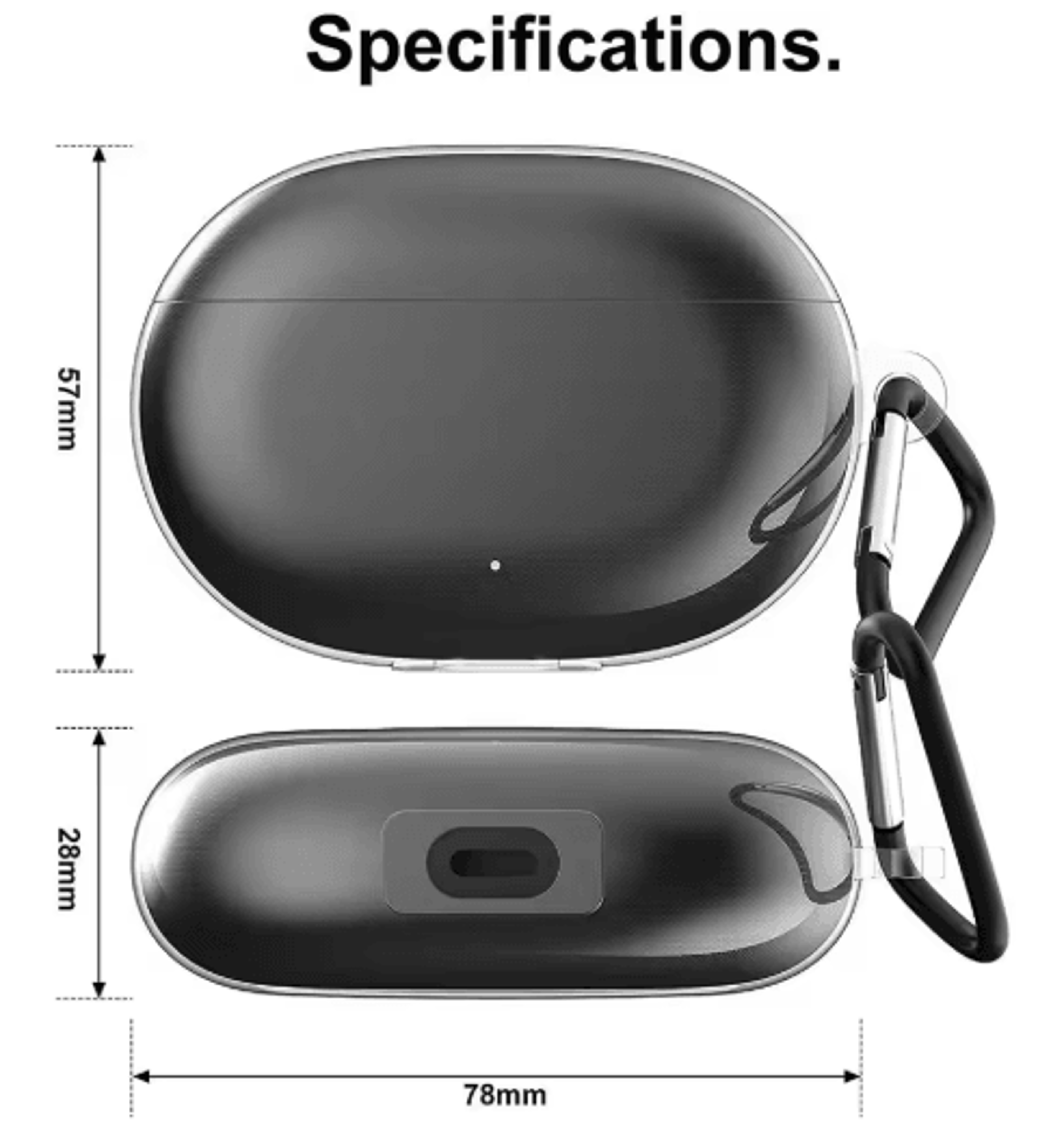 Soft Transparent Protective Case For Beats Studio Buds 2