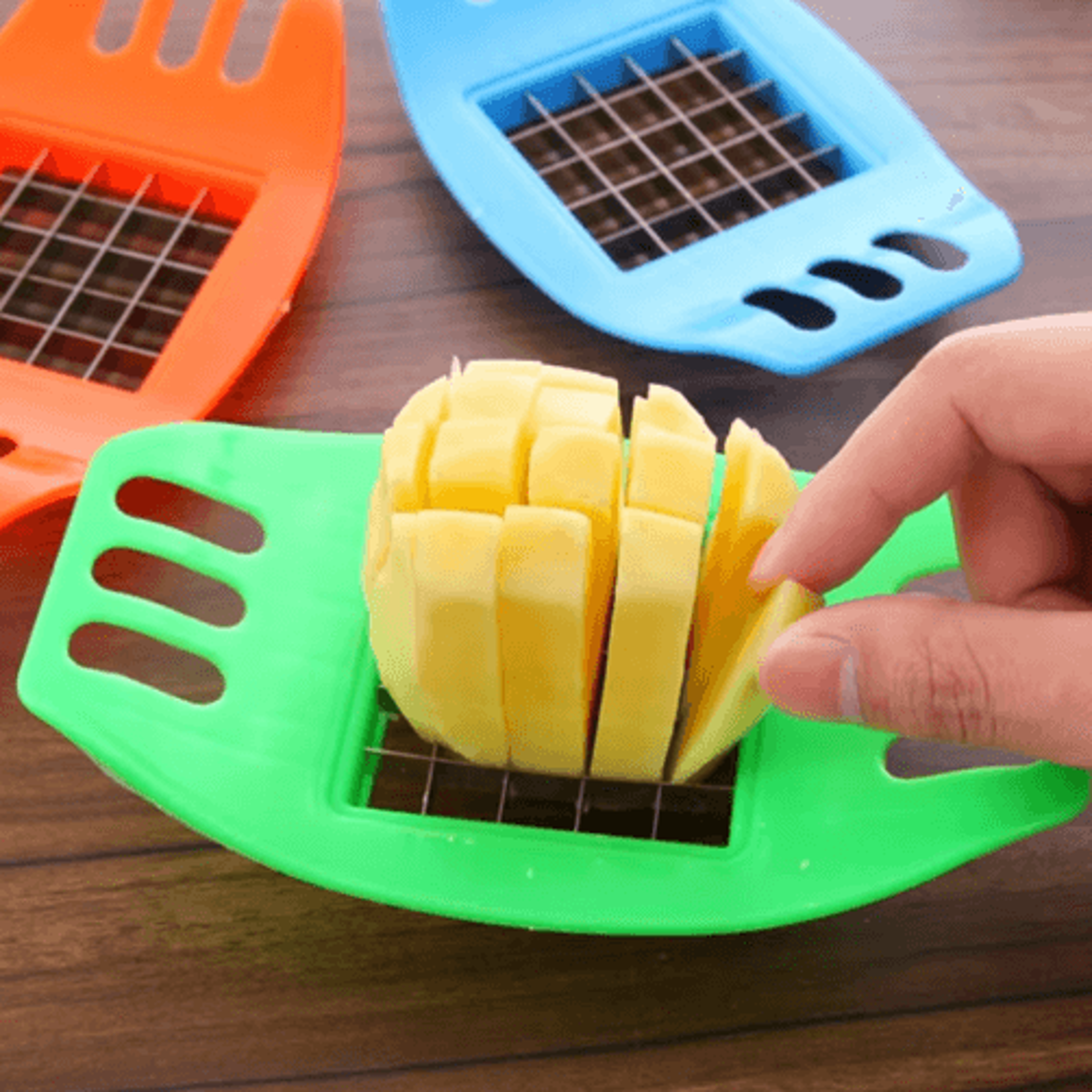stainless steel potato slicer – vegetable & french fry cutting tool