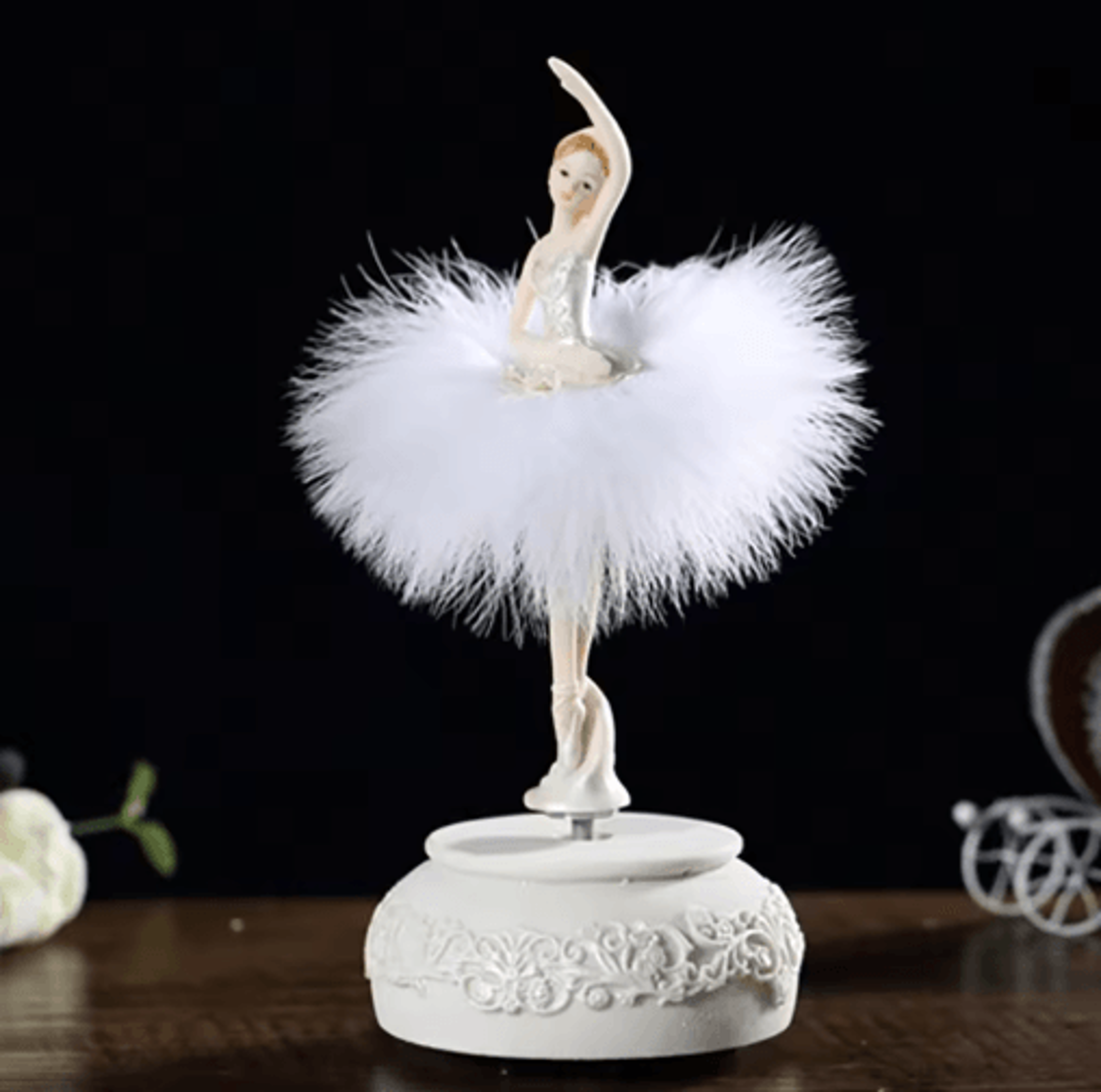Rotating Ballerina Doll  Lightweight Music Box Replacement Accessory 0