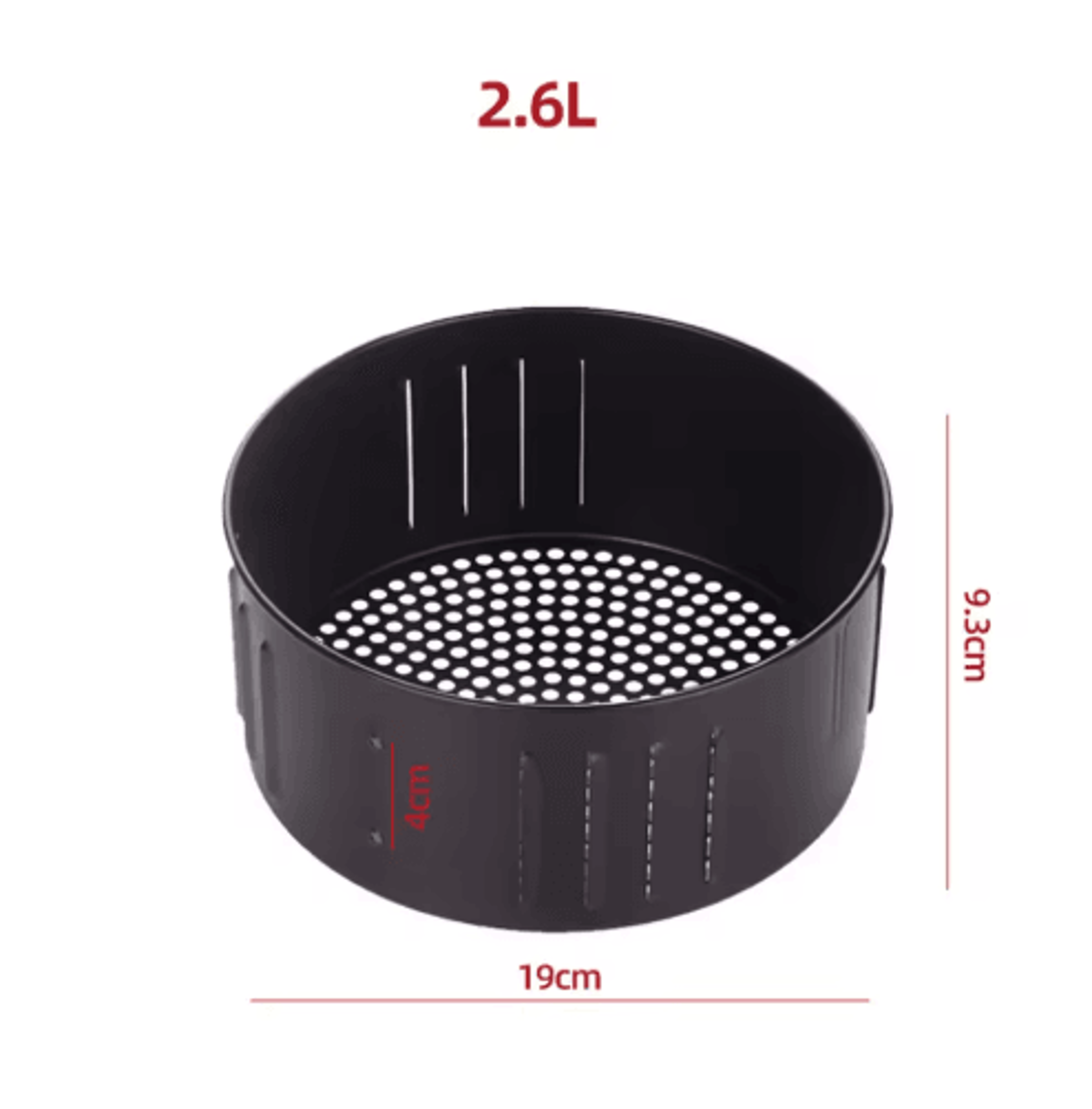Metal Air Fryer Baking Pan  HeatResistant Cooking Tray 3