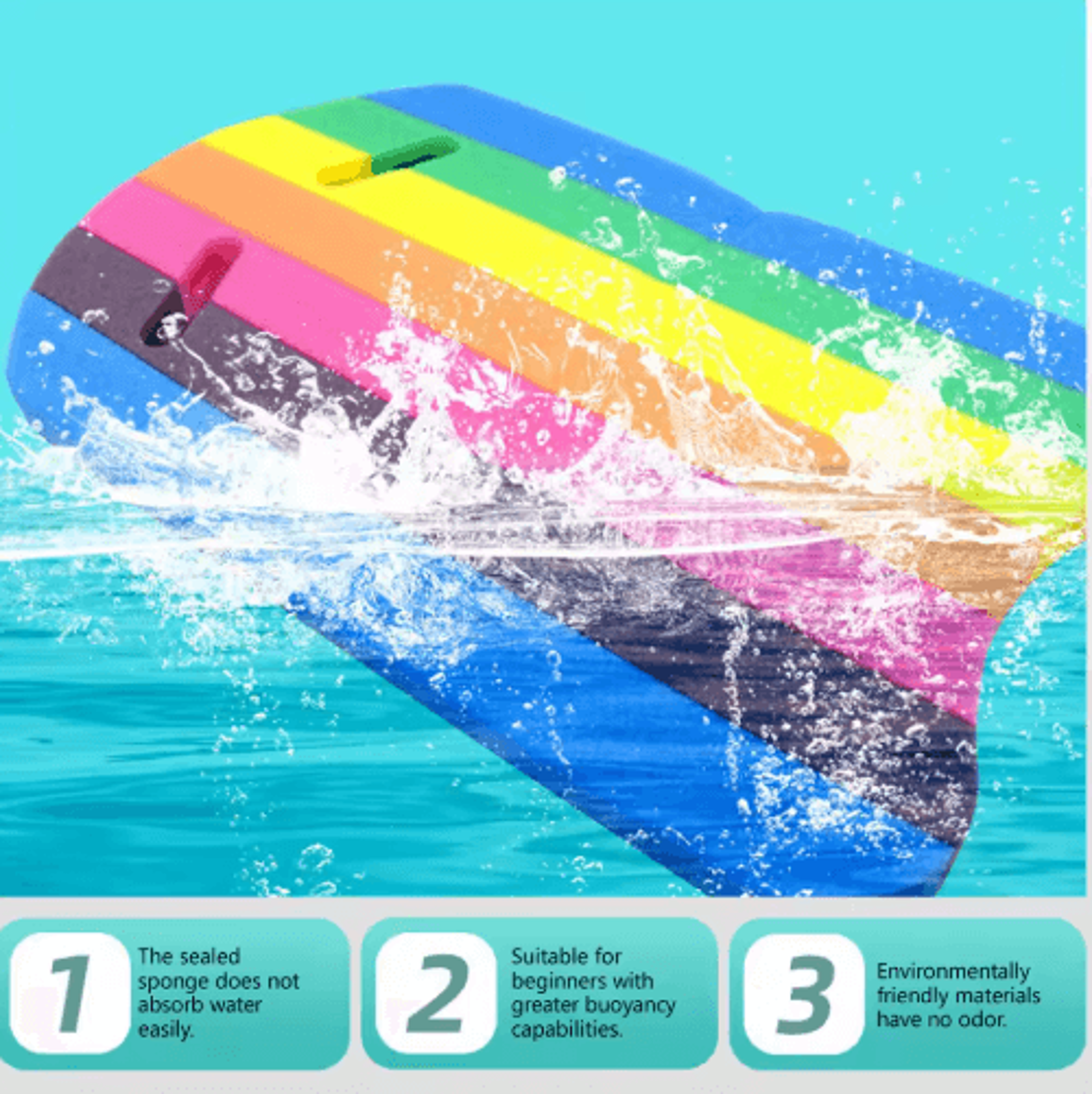 Swim Training Kickboard  Buoyancy Aid For Beginner Practice 5