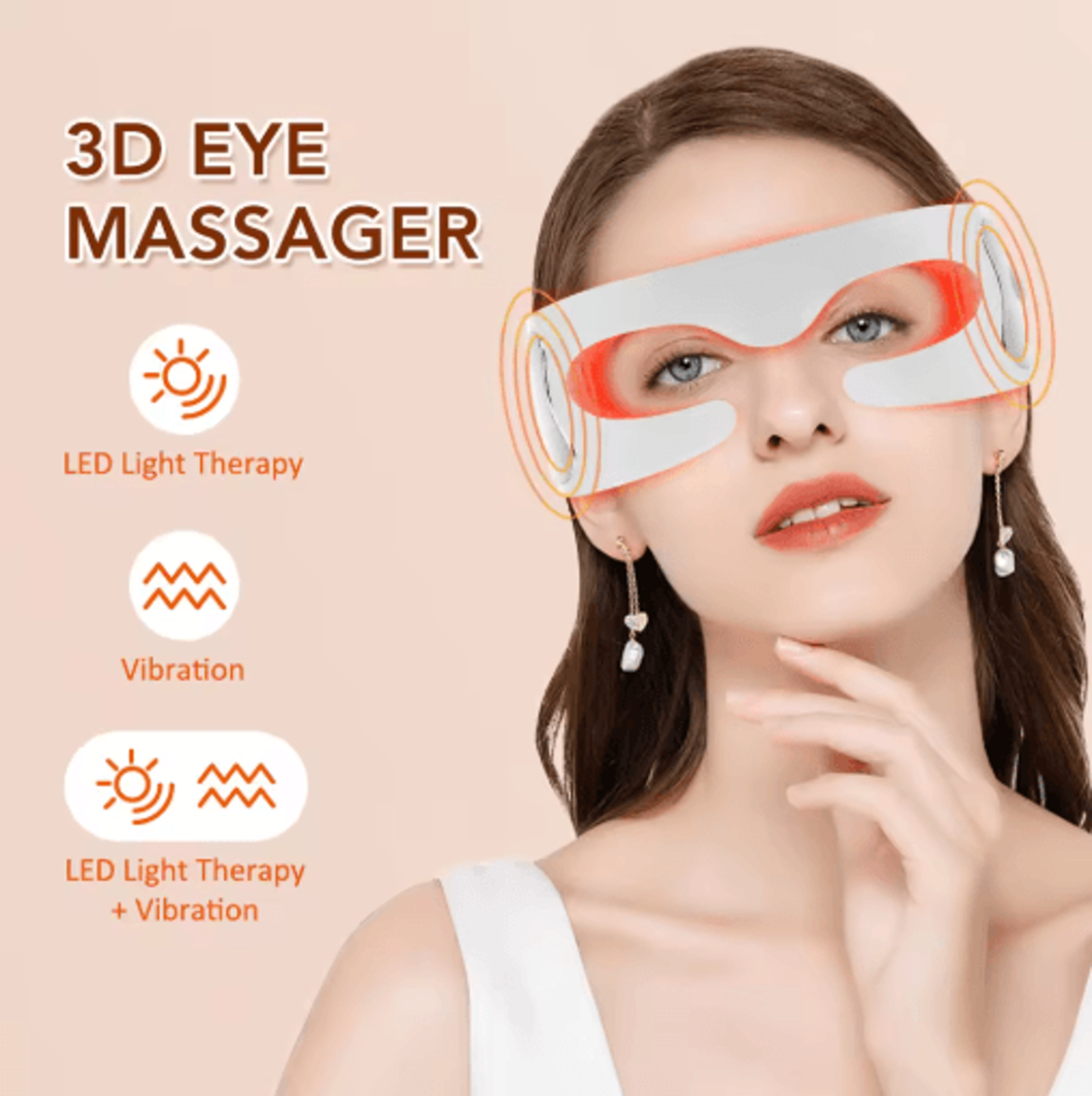 EMS Red Light Eye Massager  Relaxing UnderEye Beauty Care Device 6
