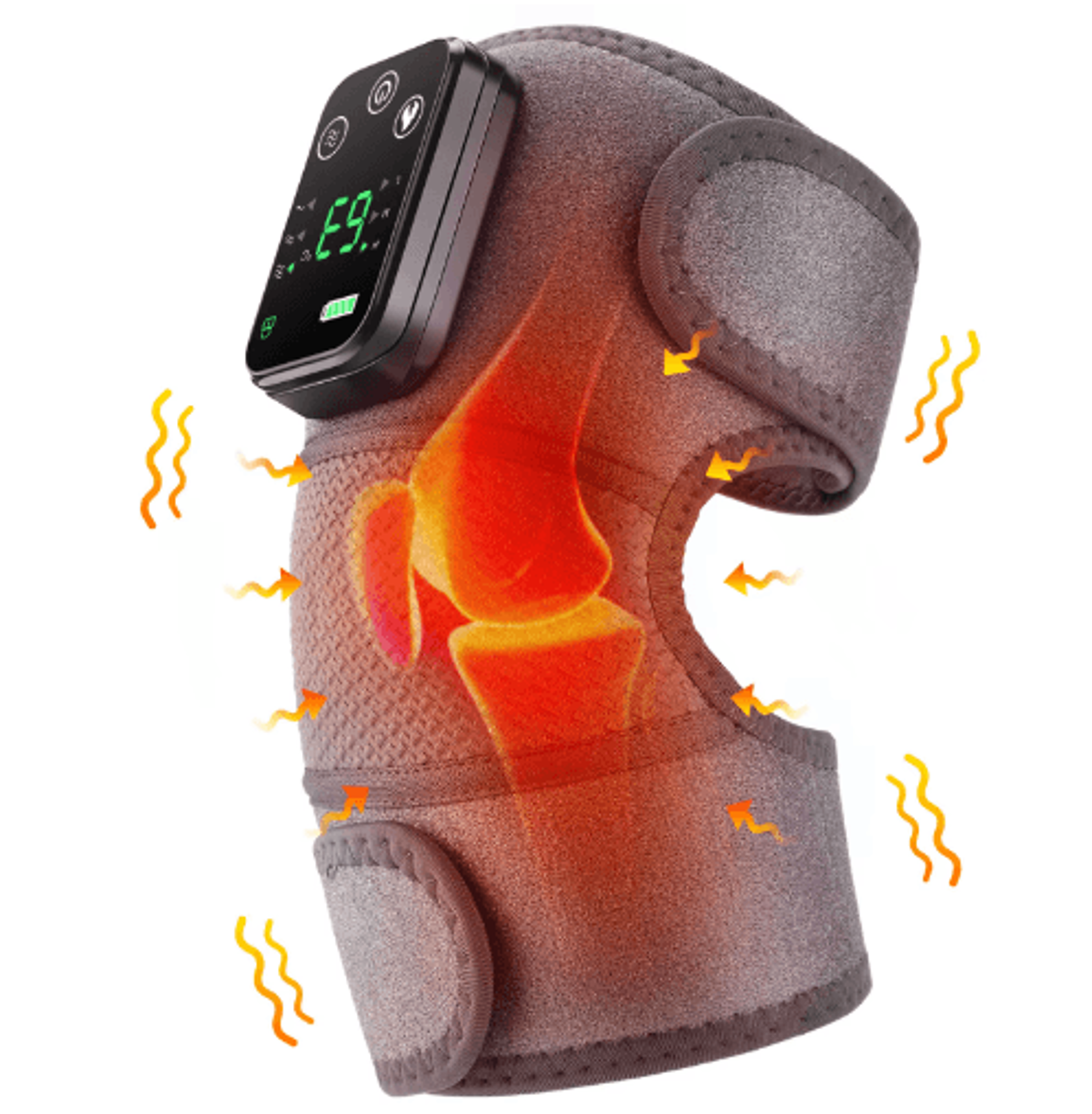 Electric Heated Knee Massager  Warm Compress  Vibration Wrap 1