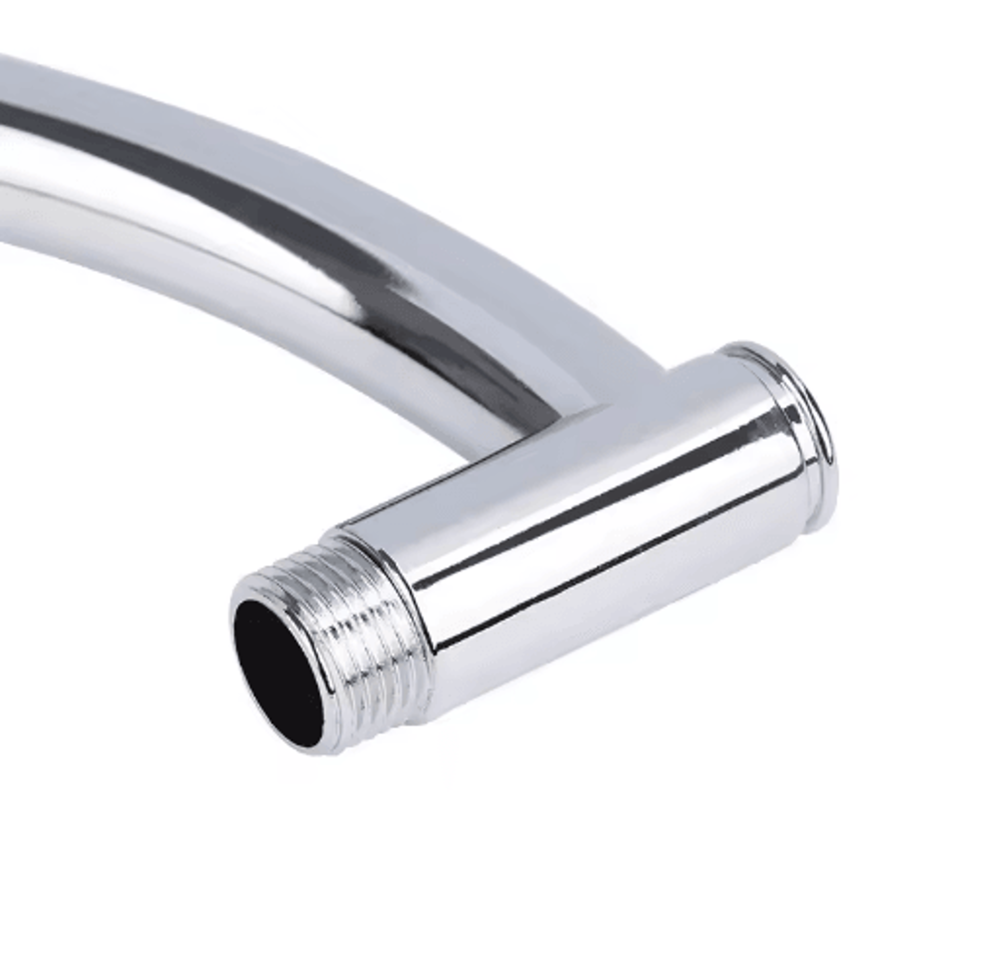 Adjustable Shower Head Extension Arm  Stainless Steel Rain Shower Pipe 4