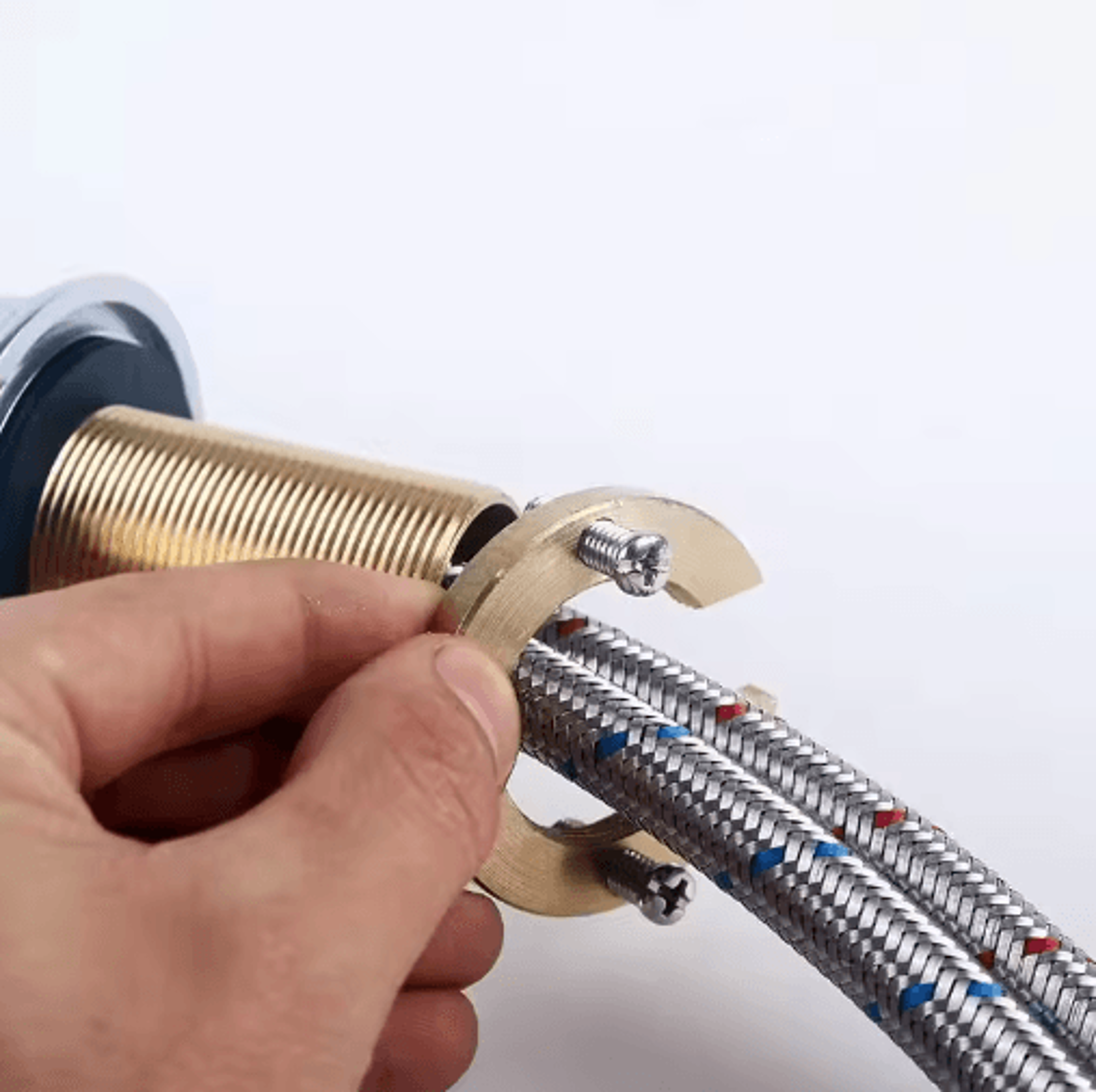 Brass CType Faucet Fixing Nut  Basin Tap Fastening Kit 11