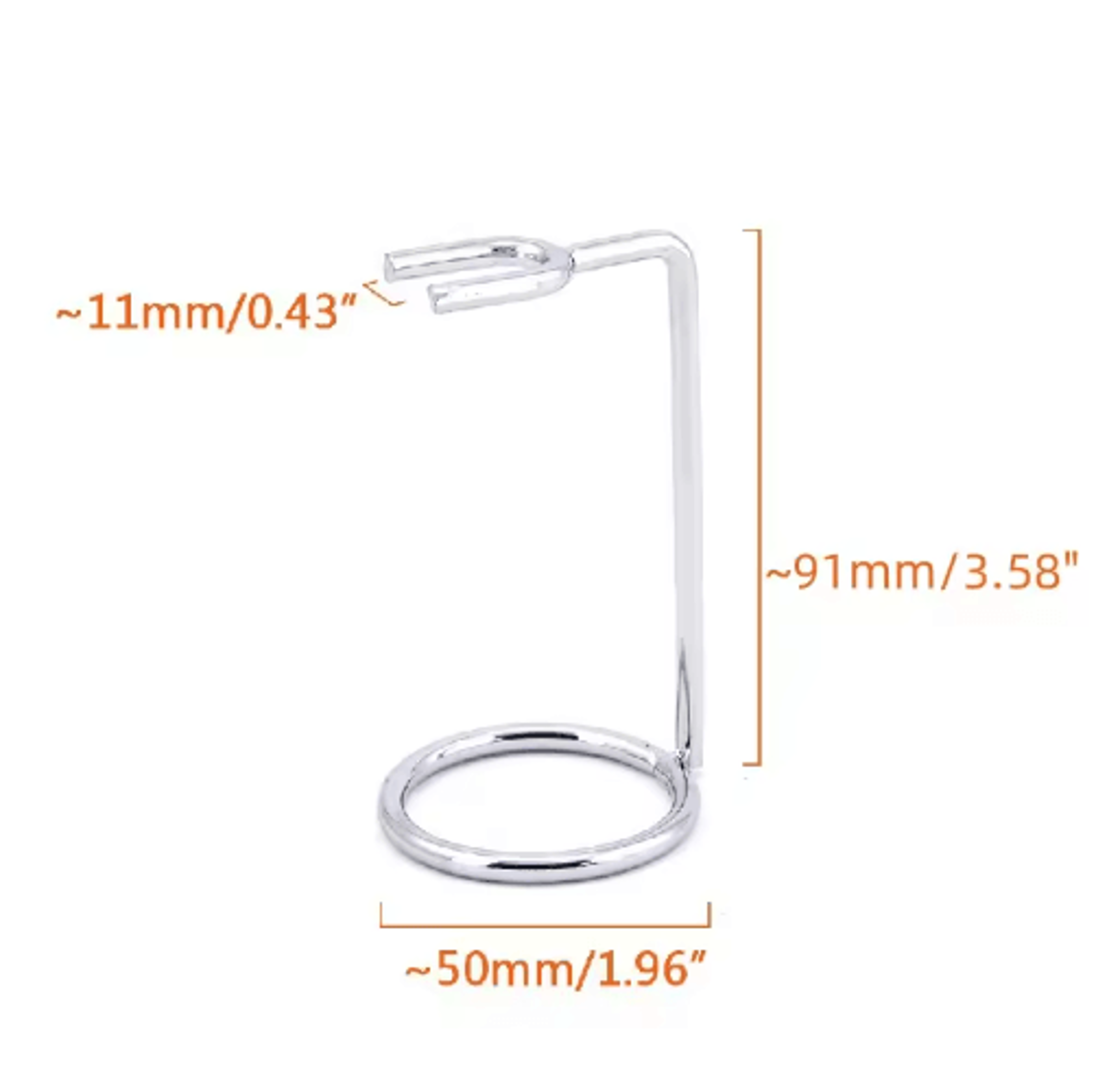 Metal Double Edge Razor Stand  Stylish Shaver Storage Holder 1