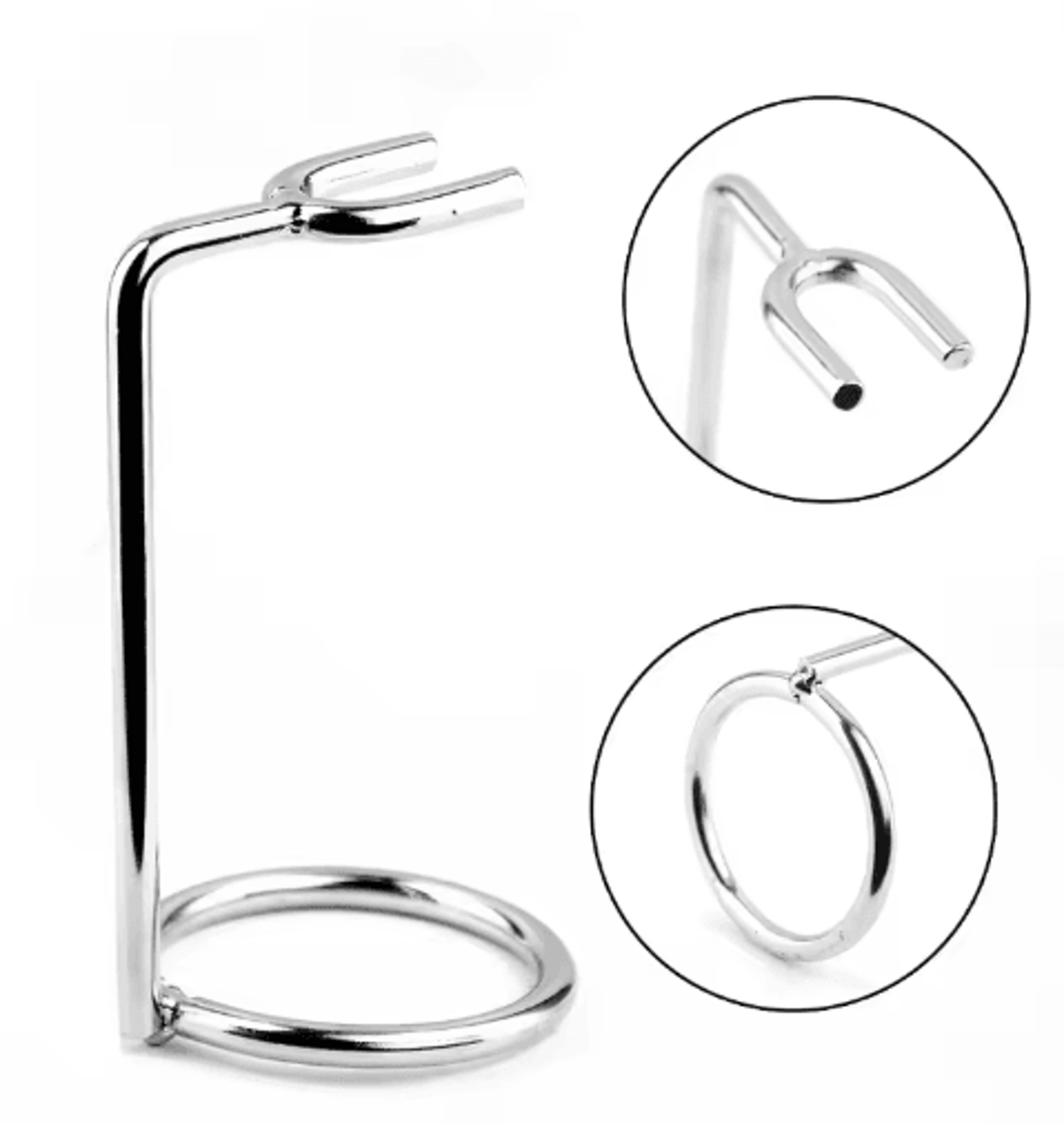 Metal Double Edge Razor Stand  Stylish Shaver Storage Holder 5