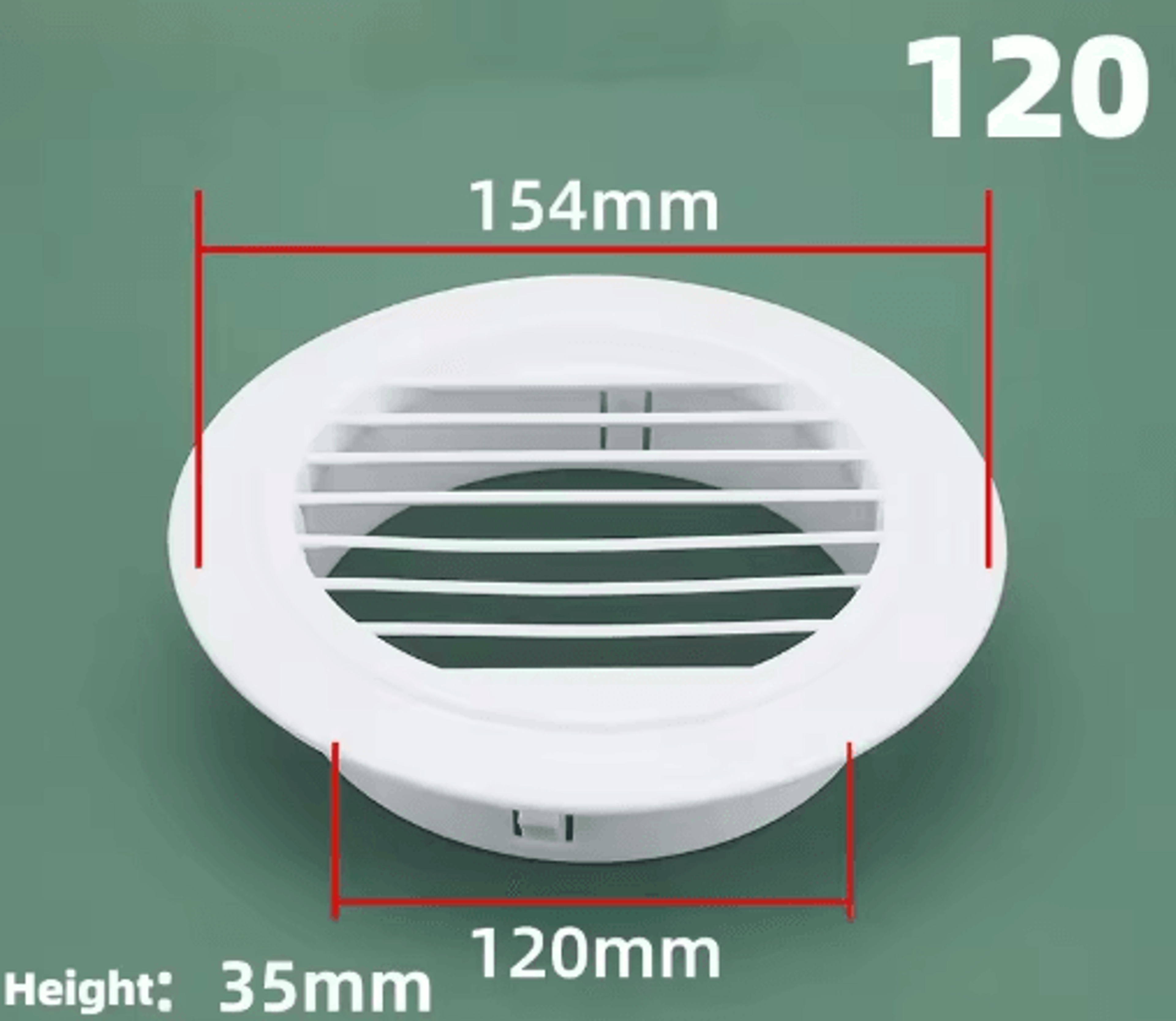 Decorative Air Vent Cover  Wall Duct Grille  Dust Plug 3