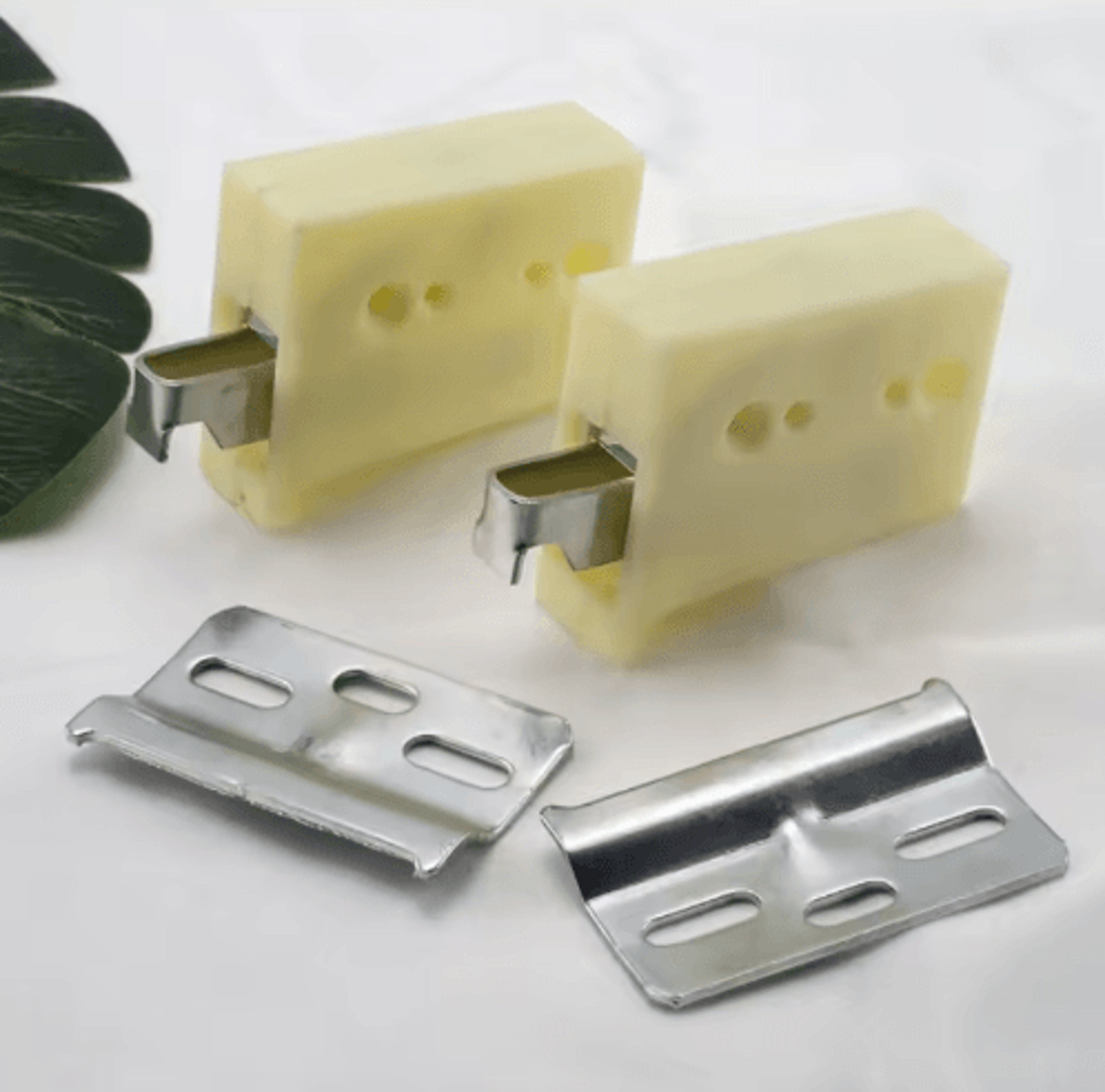 2PCS Invisible Cabinet Hanging Brackets  Wall Mount Support Connectors 5