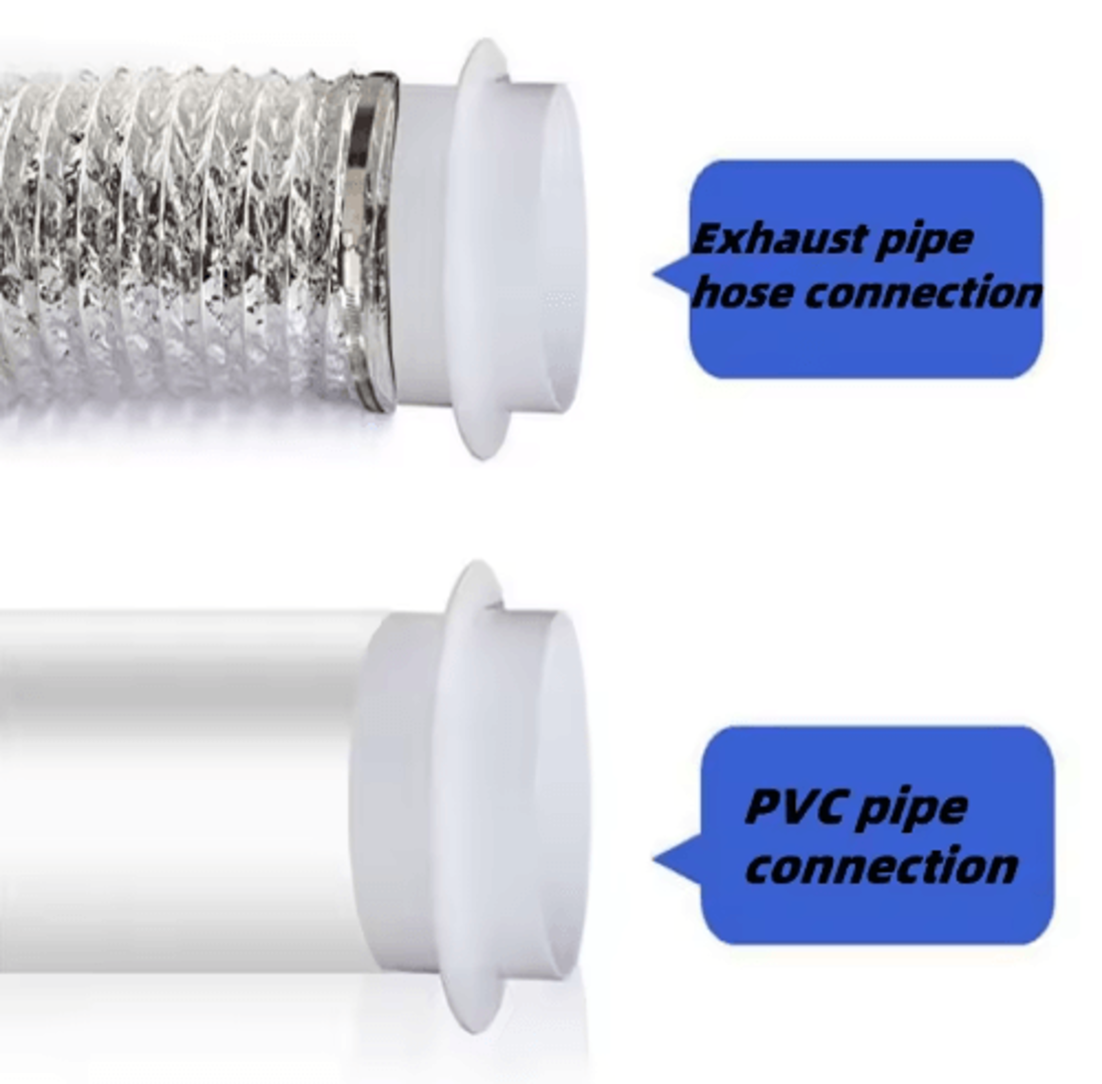 Round Air Duct Check Valve  Exhaust Fan Backdraft Ventilation Damper 9