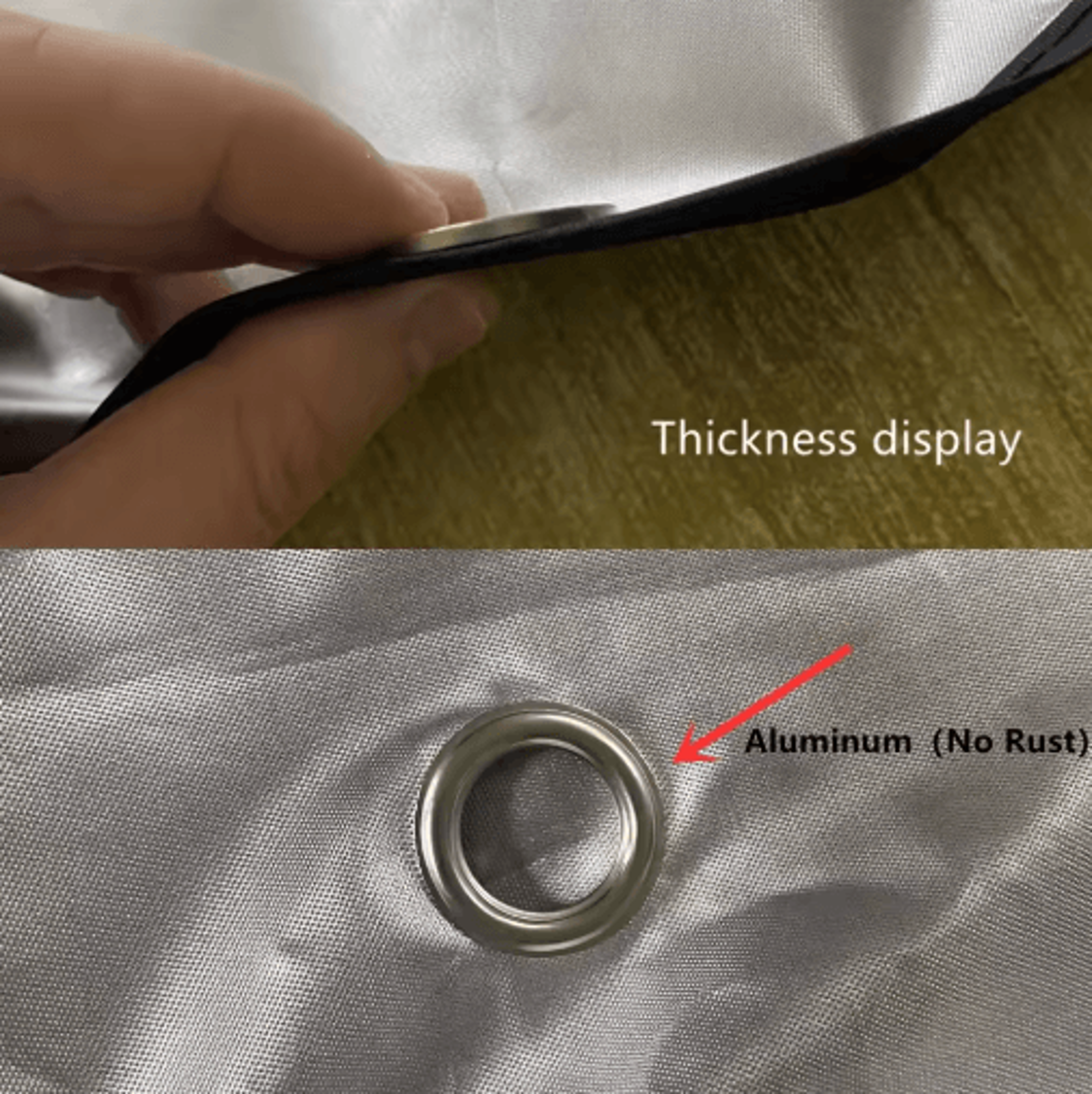 Foldable AllSeason Windshield Protector  Sun Snow  Hail Cover 7