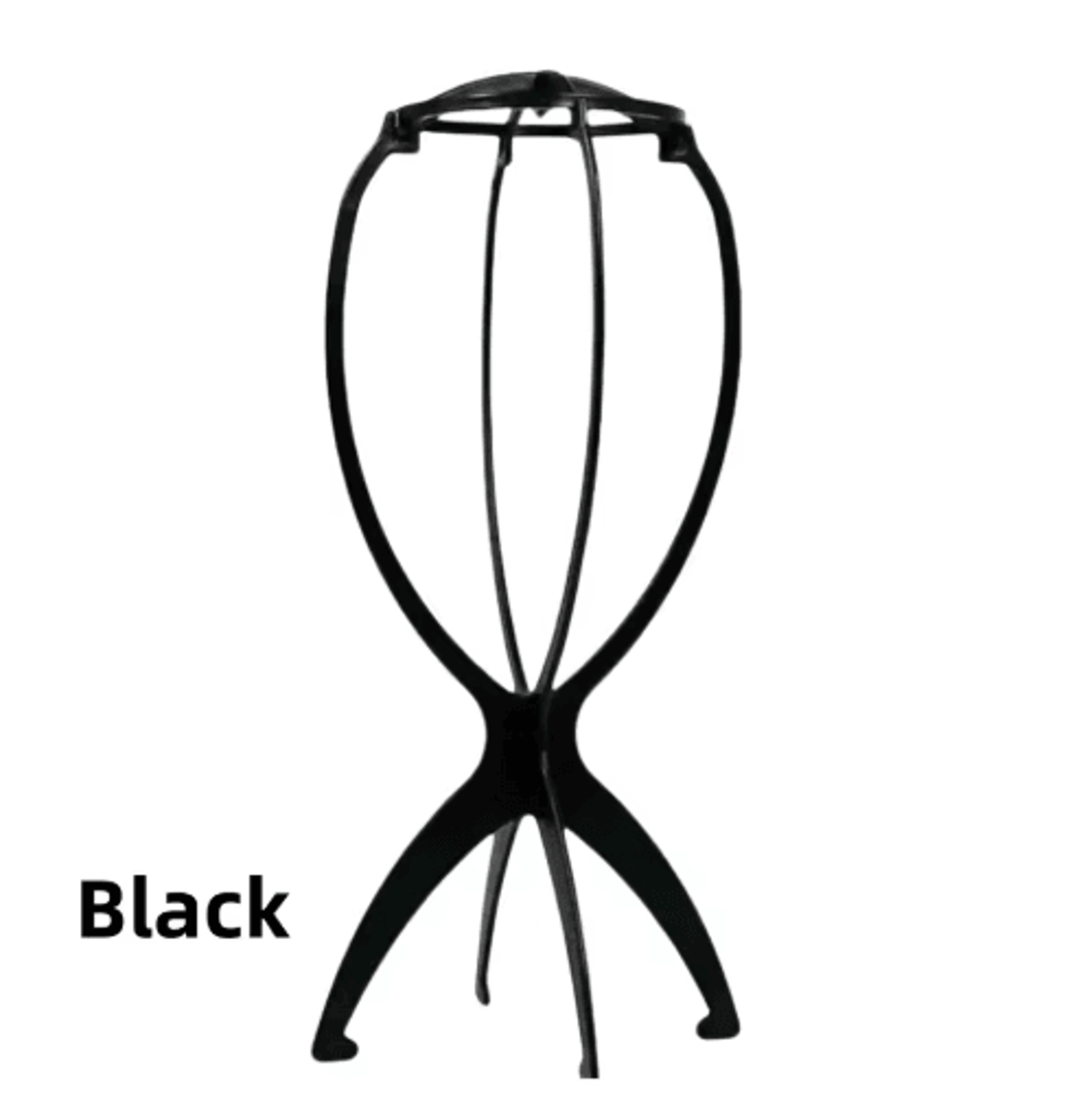 Portable Foldable Wig Stand  Travel Styling  Hat Storage Rack 5