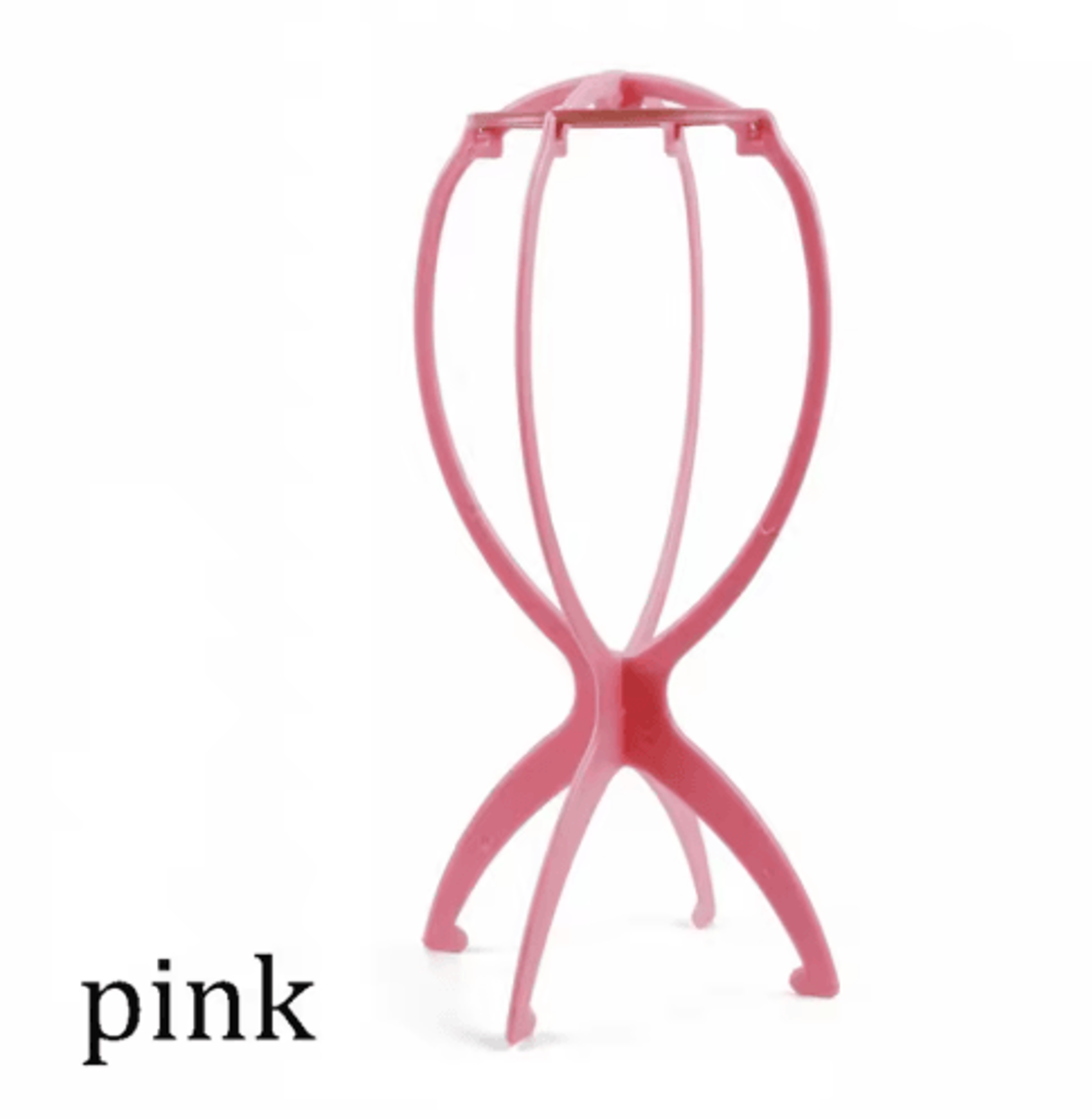 Portable Foldable Wig Stand  Travel Styling  Hat Storage Rack 8
