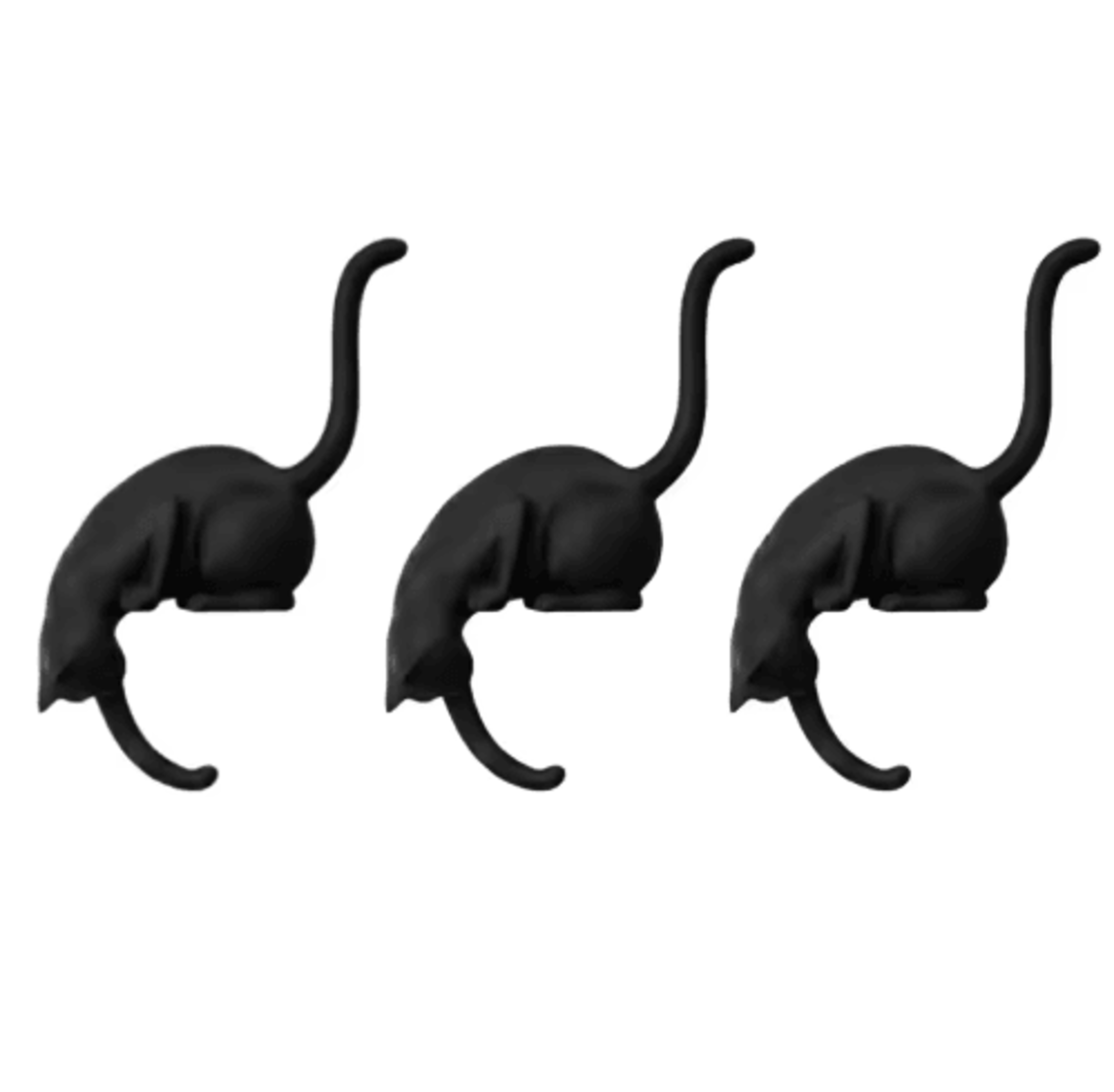 Cute CatShaped Hanging Hook With Light  Decorative Storage Hanger 2